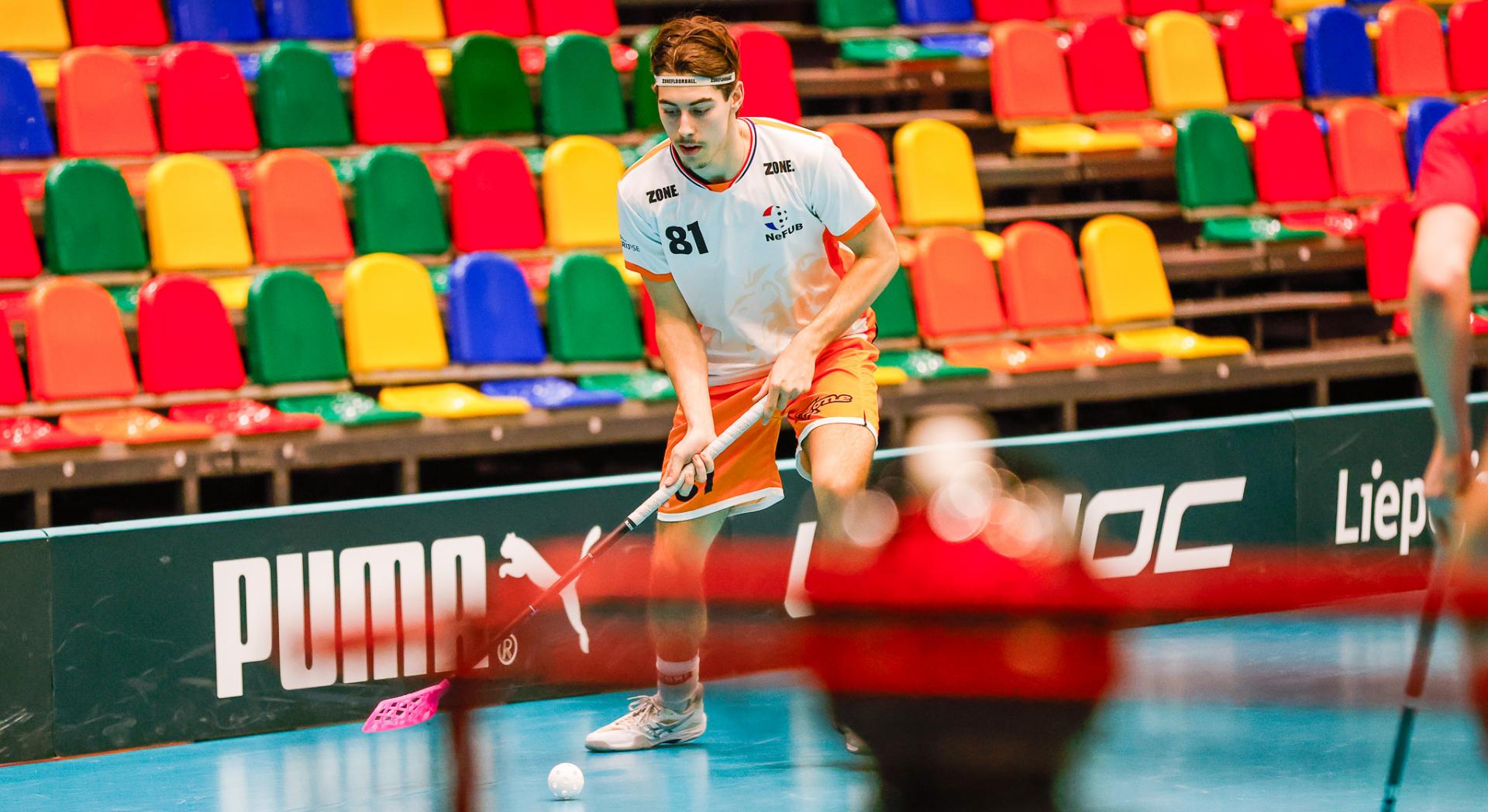 Bilder fra Liepājas Olimpiskais Centrs og VM-kvalifiseringen i 2026 mellom Storbritannia og Nederland 6. februar 2026.