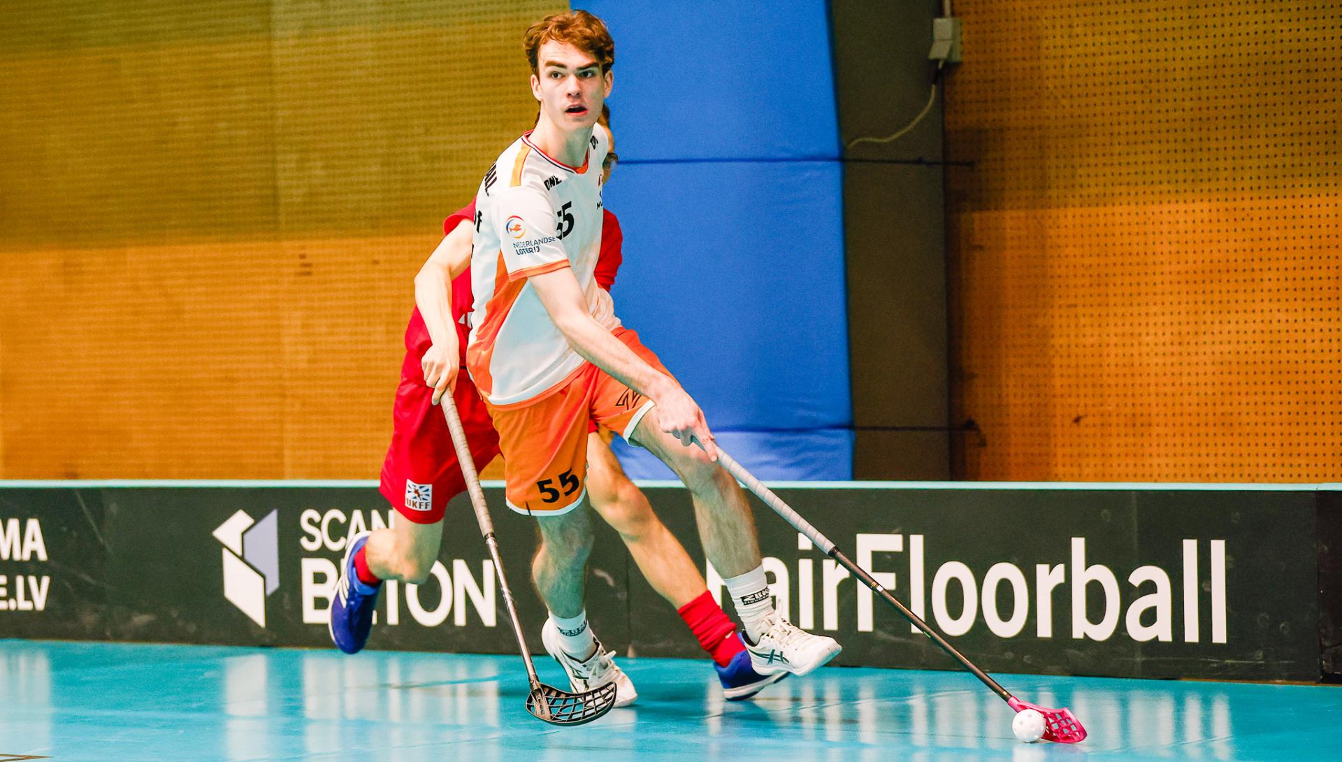 Bilder fra Liepājas Olimpiskais Centrs og VM-kvalifiseringen i 2026 mellom Storbritannia og Nederland 6. februar 2026.