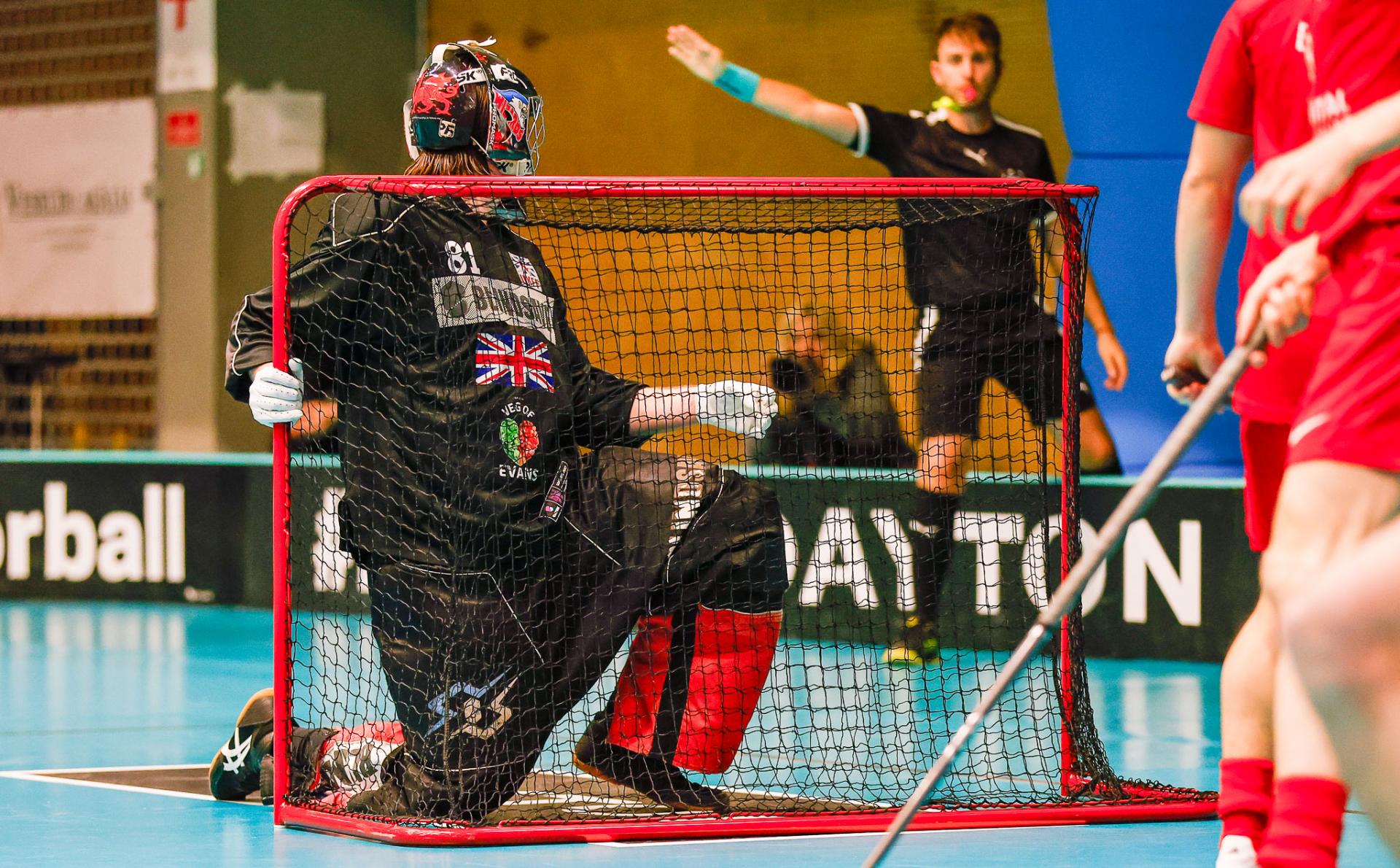 Bilder fra Liepājas Olimpiskais Centrs og VM-kvalifiseringen i 2026 mellom Storbritannia og Nederland 6. februar 2026.