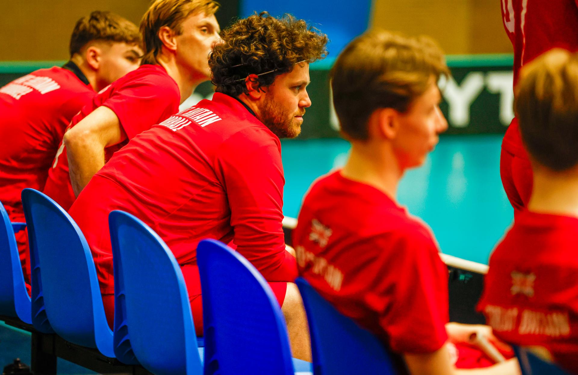 Bilder fra Liepājas Olimpiskais Centrs og VM-kvalifiseringen i 2026 mellom Storbritannia og Nederland 6. februar 2026.