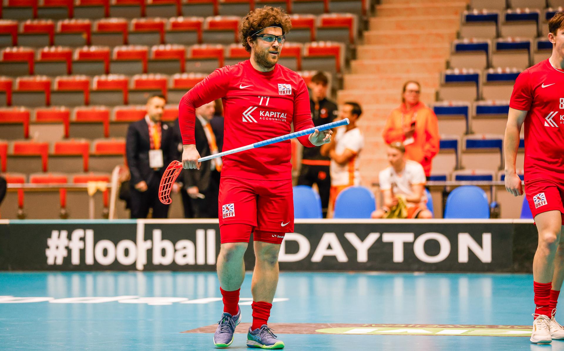 Bilder fra Liepājas Olimpiskais Centrs og VM-kvalifiseringen i 2026 mellom Storbritannia og Nederland 6. februar 2026.