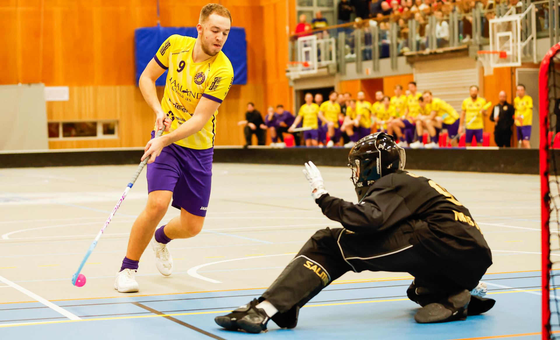 Bilder fra andre semifinalekamp mellom Sveiva og Tunet 23. mars 2026.