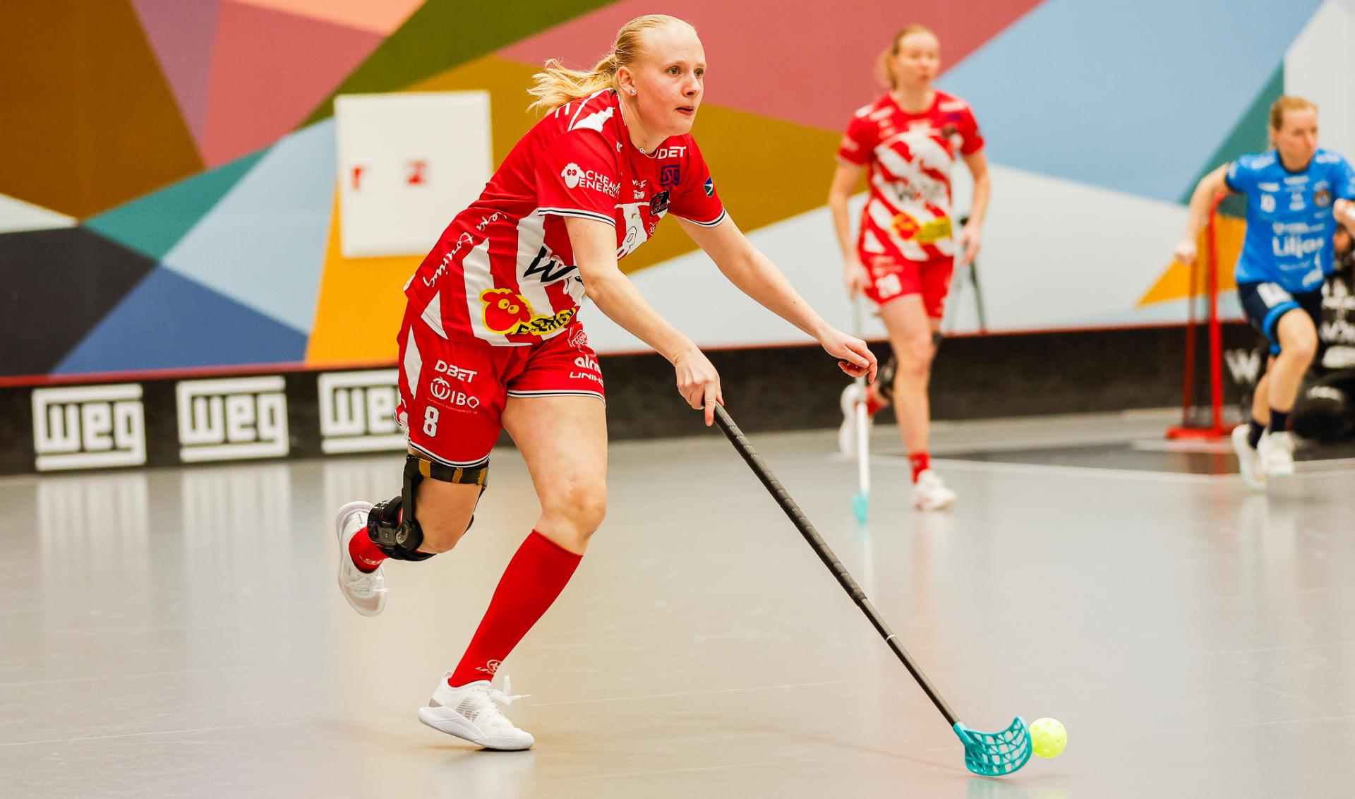 Bilder fra første semifinalekampen i SM-sluttspillet mellom Pixbo og Kalmarsund 10. april 2026.