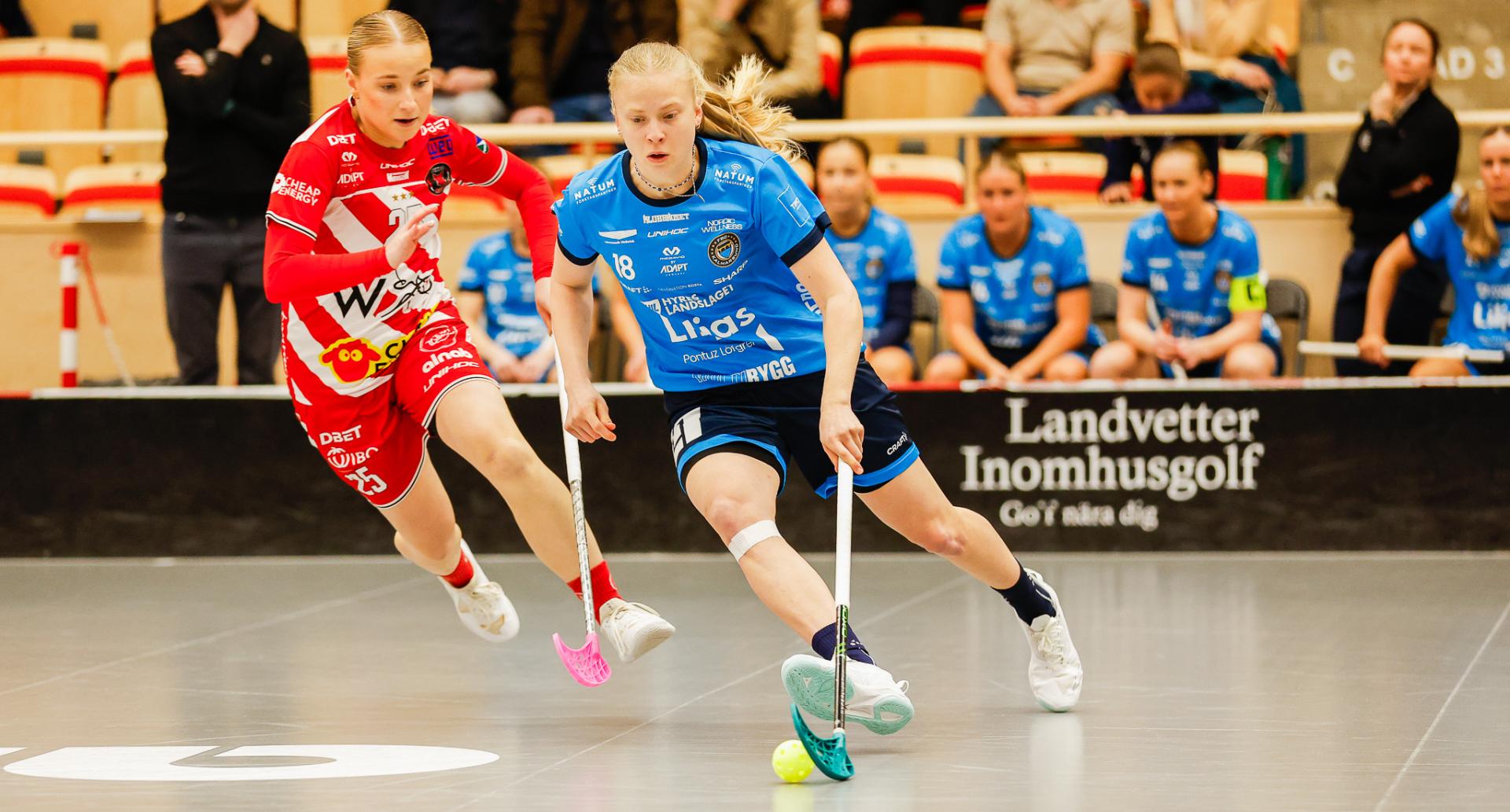 Bilder fra første semifinalekampen i SM-sluttspillet mellom Pixbo og Kalmarsund 10. april 2026.