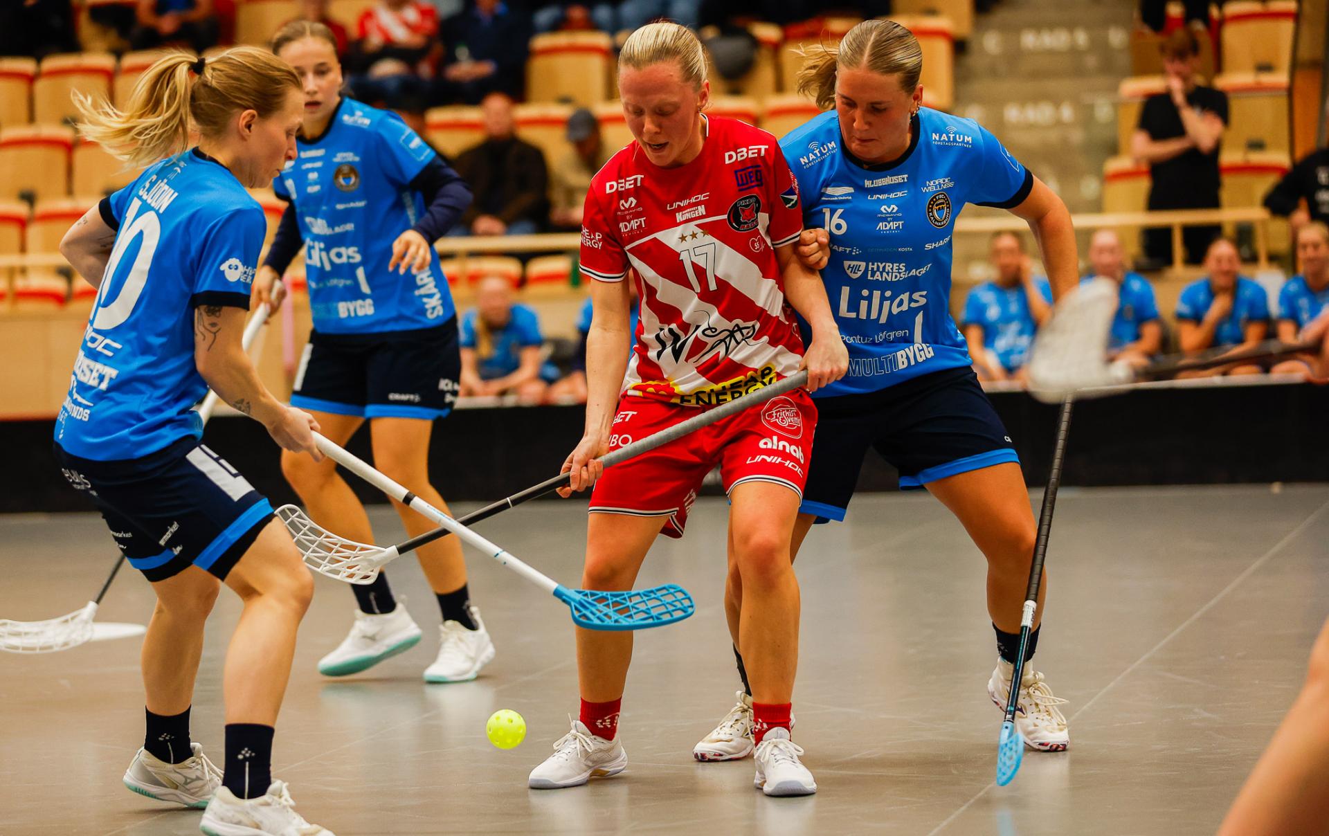 Bilder fra første semifinalekampen i SM-sluttspillet mellom Pixbo og Kalmarsund 10. april 2026.