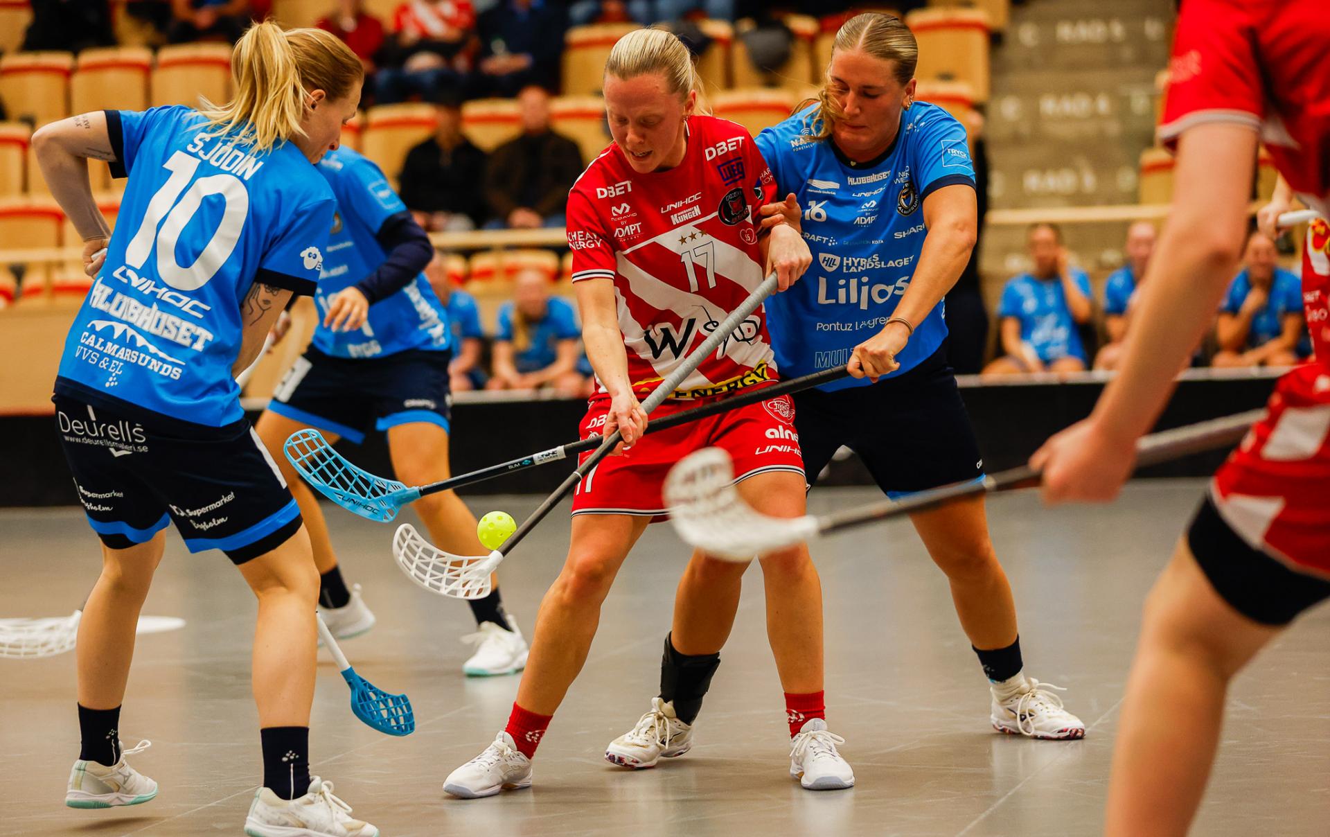 Bilder fra første semifinalekampen i SM-sluttspillet mellom Pixbo og Kalmarsund 10. april 2026.