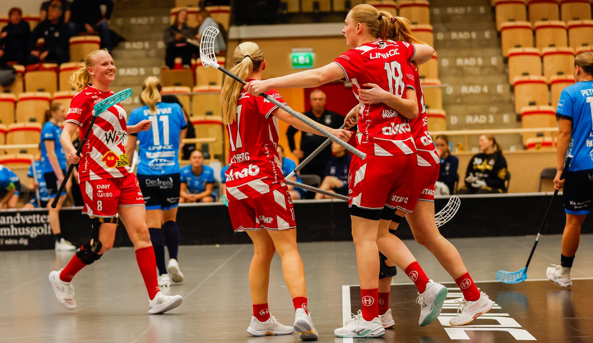 Bilder fra første semifinalekampen i SM-sluttspillet mellom Pixbo og Kalmarsund 10. april 2026.