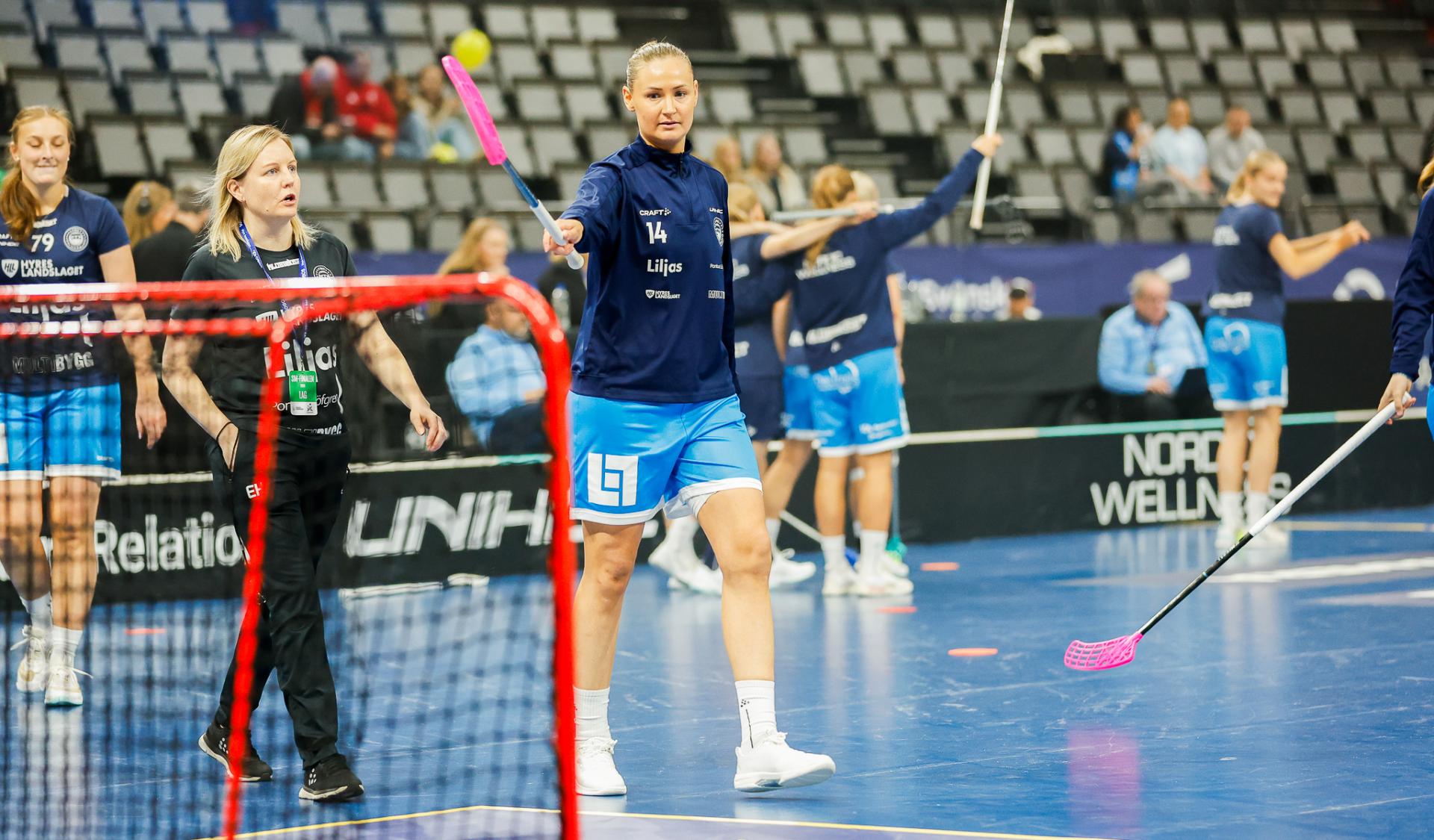 Bilder fra SM-finalen for kvinner mellom Team Thorengruppen og Kalmarsund i Avicii Arena 25. april 2026.