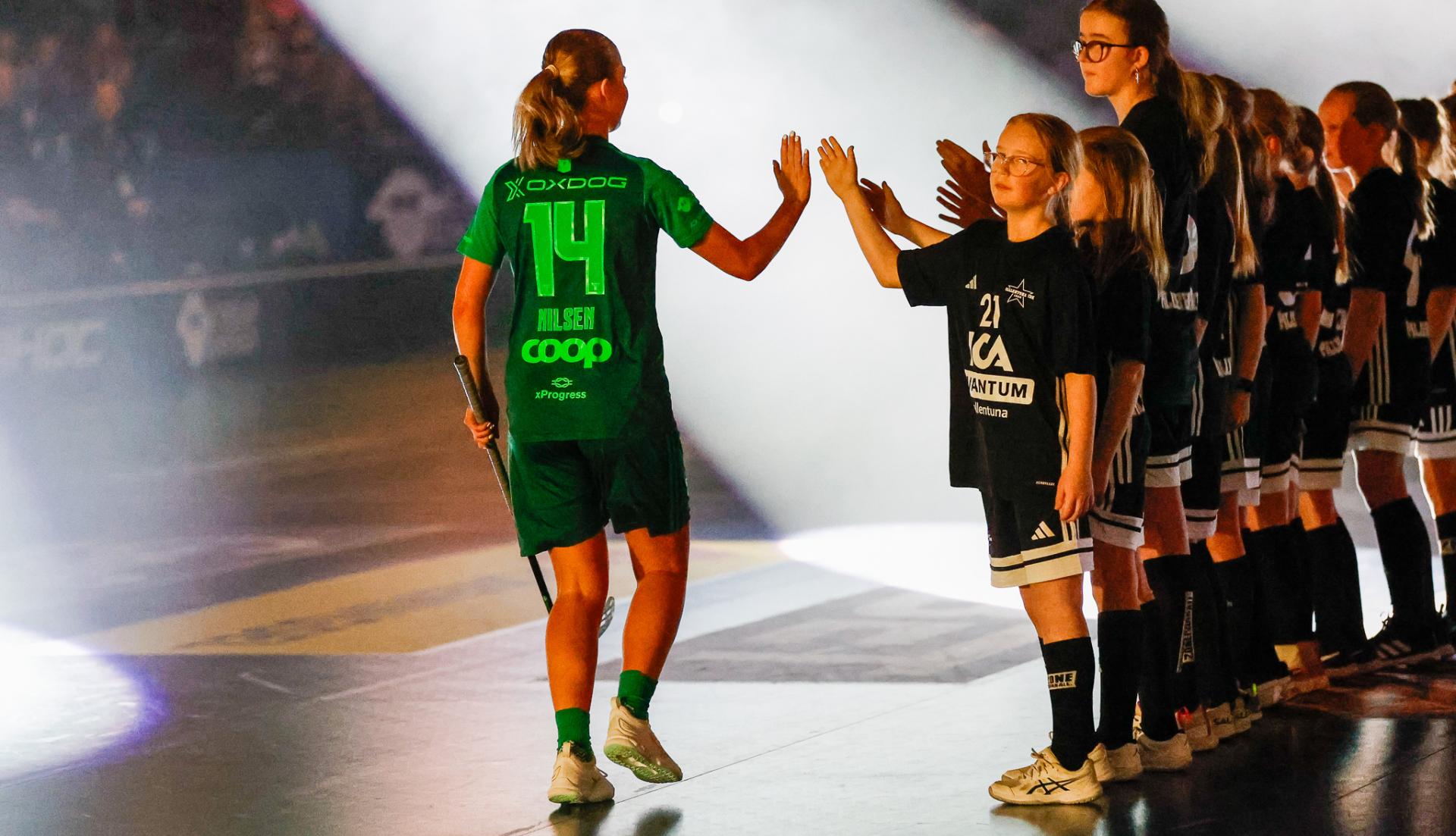 Bilder fra SM-finalen for kvinner mellom Team Thorengruppen og Kalmarsund i Avicii Arena 25. april 2026.