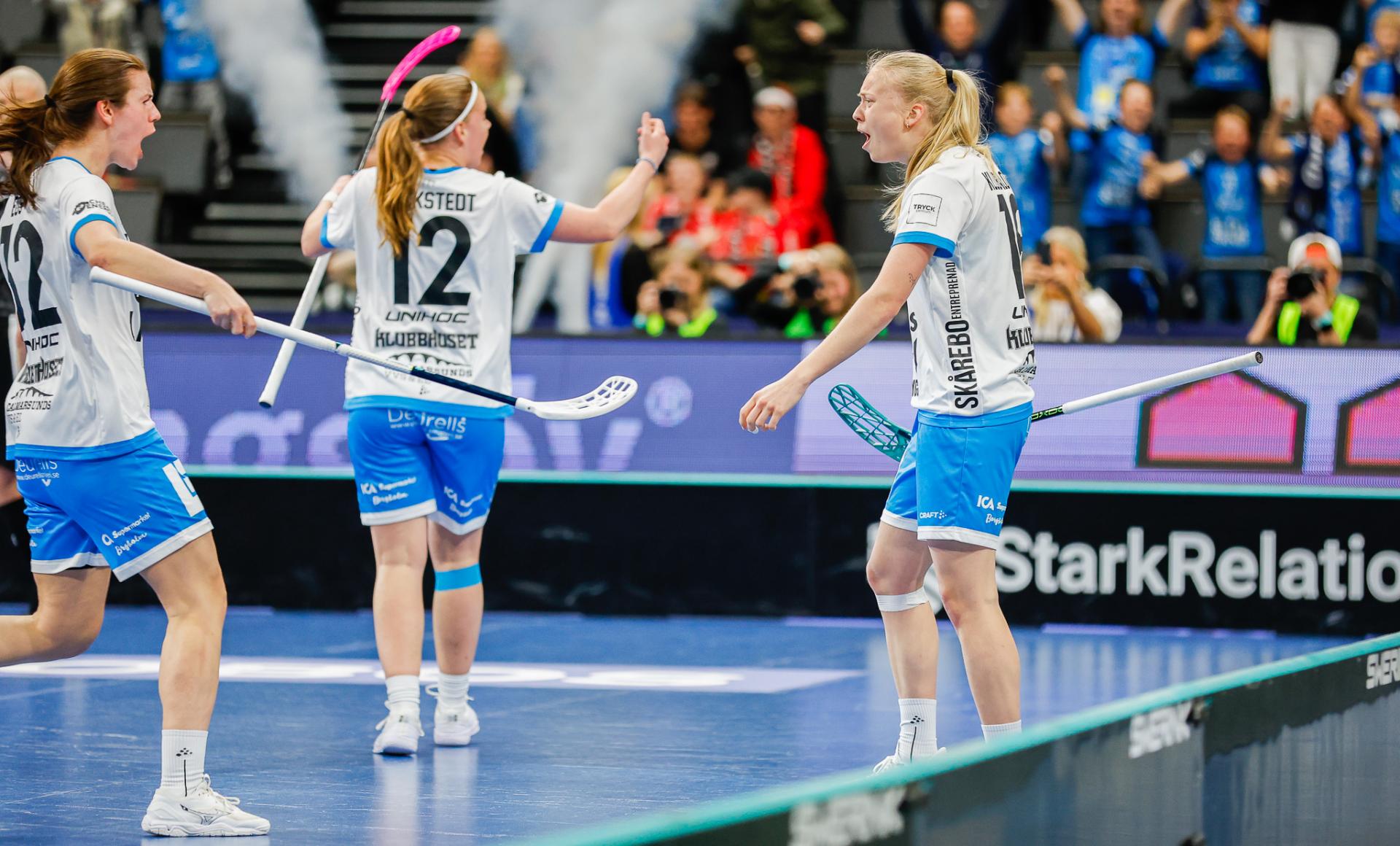 Bilder fra SM-finalen for kvinner mellom Team Thorengruppen og Kalmarsund i Avicii Arena 25. april 2026.