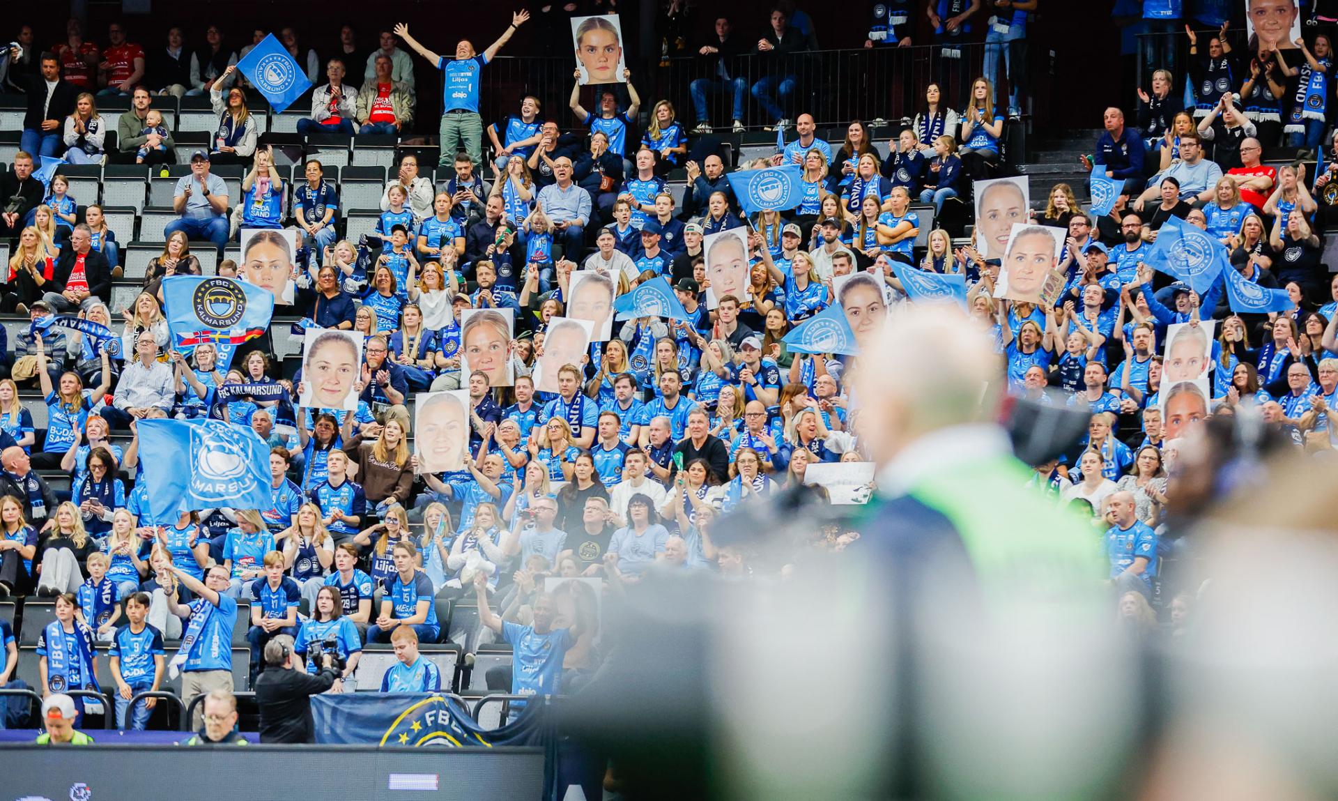 Bilder fra SM-finalen for kvinner mellom Team Thorengruppen og Kalmarsund i Avicii Arena 25. april 2026.