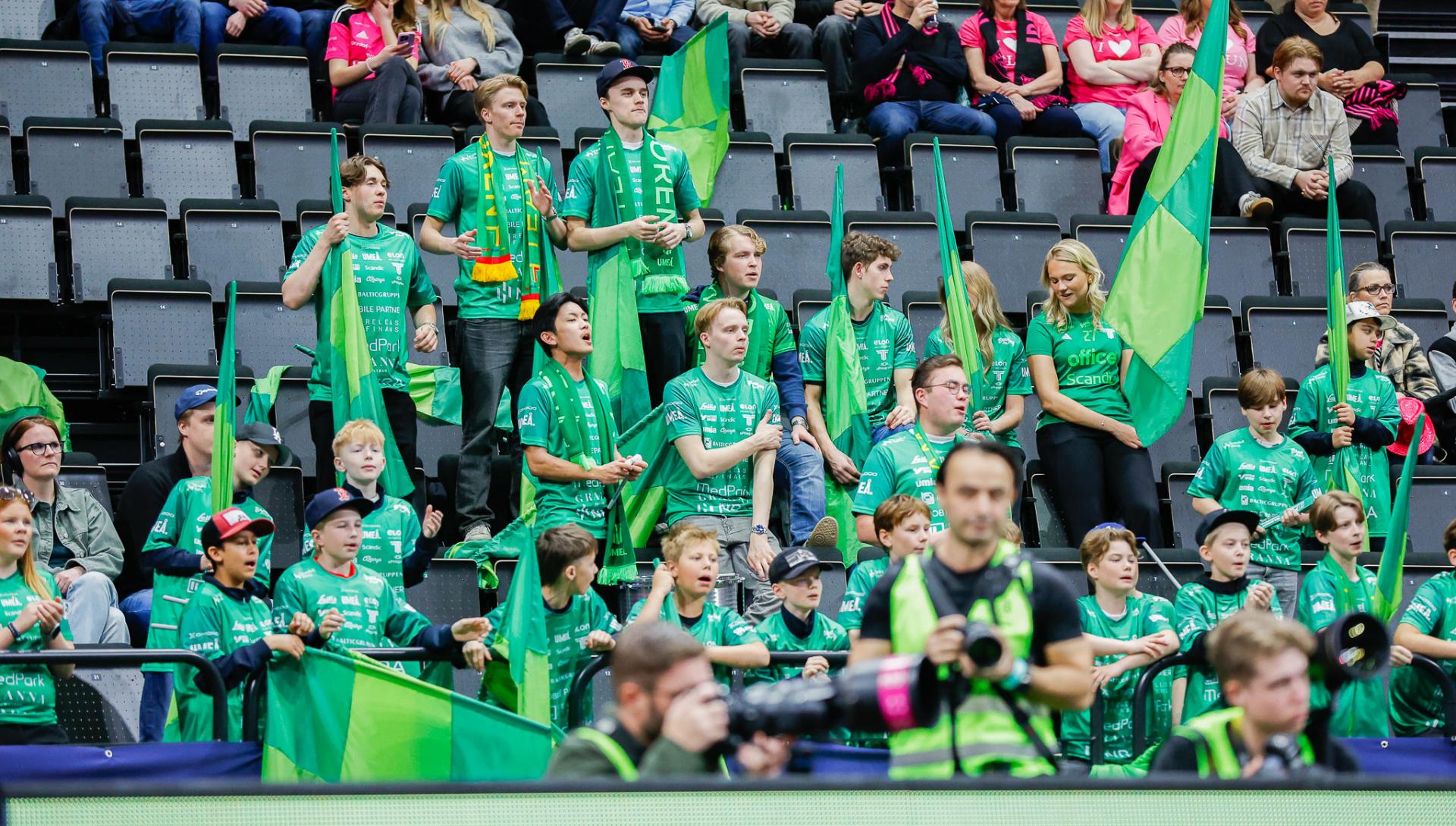 Bilder fra SM-finalen for kvinner mellom Team Thorengruppen og Kalmarsund i Avicii Arena 25. april 2026.