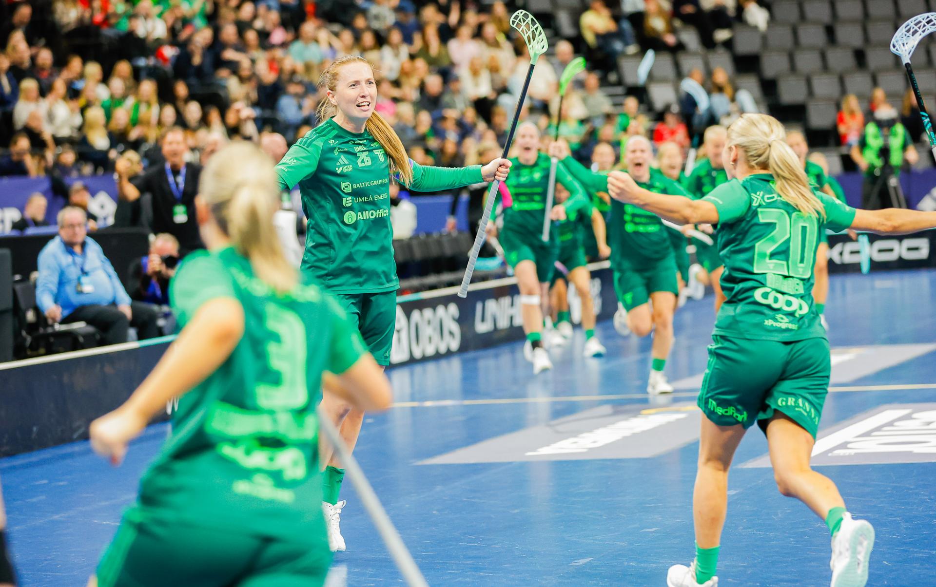 Bilder fra SM-finalen for kvinner mellom Team Thorengruppen og Kalmarsund i Avicii Arena 25. april 2026.