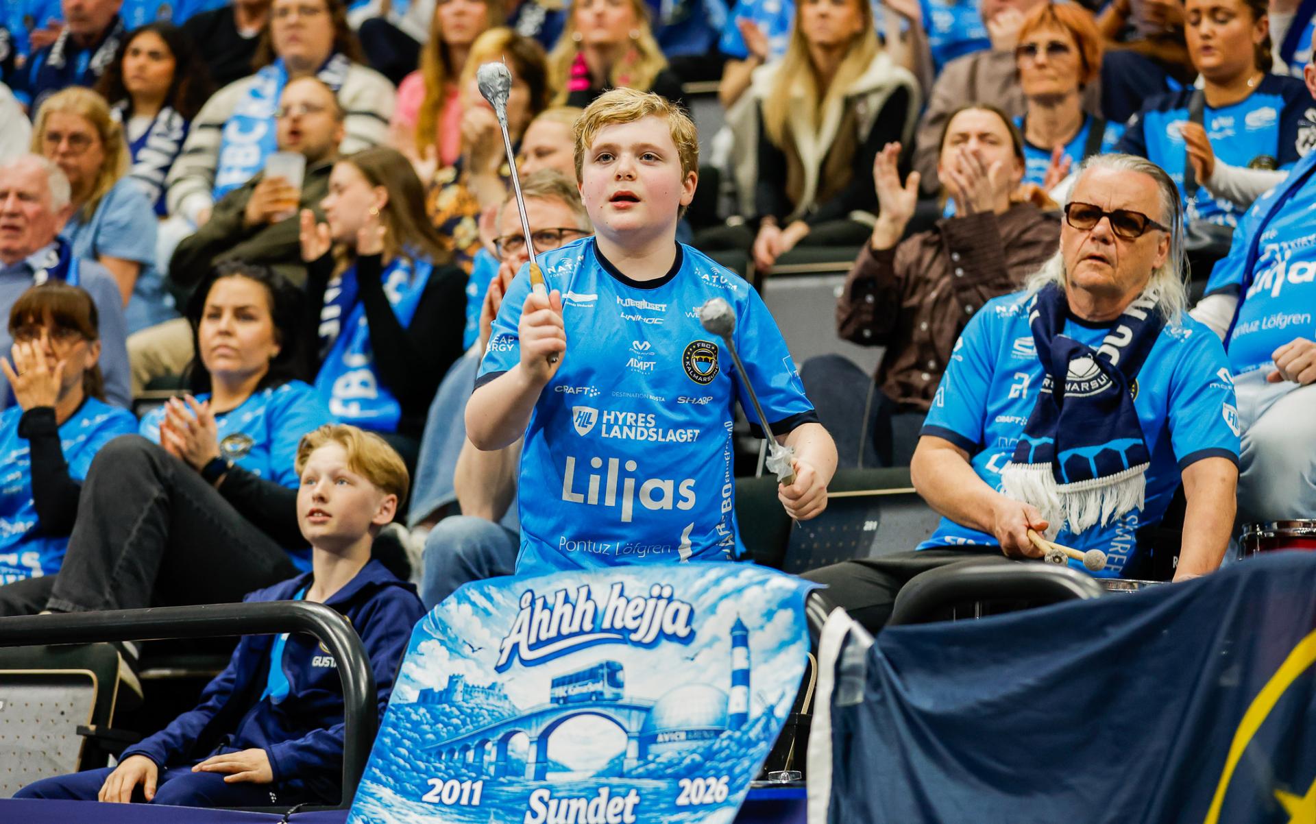 Bilder fra SM-finalen for kvinner mellom Team Thorengruppen og Kalmarsund i Avicii Arena 25. april 2026.