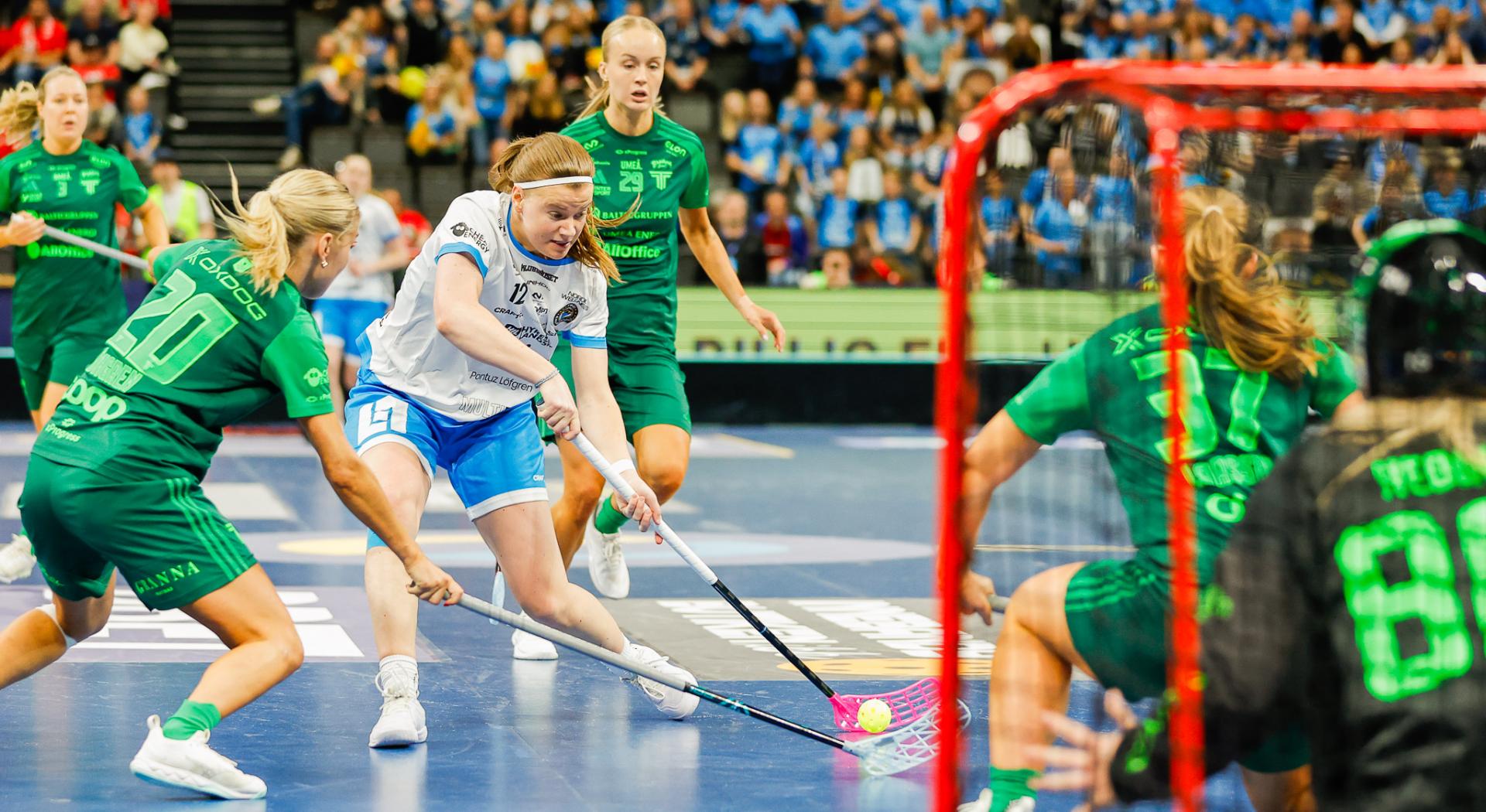 Bilder fra SM-finalen for kvinner mellom Team Thorengruppen og Kalmarsund i Avicii Arena 25. april 2026.