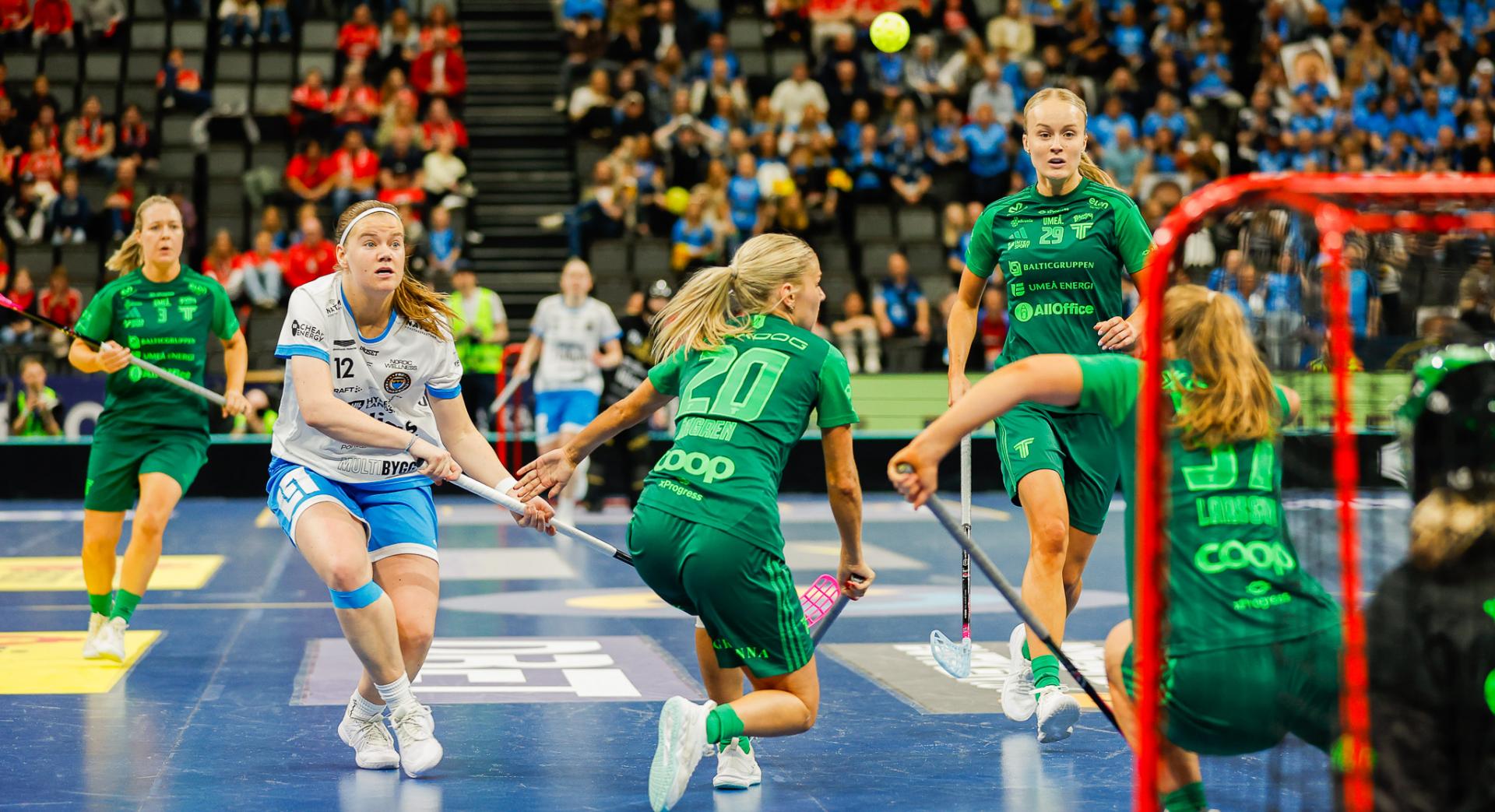 Bilder fra SM-finalen for kvinner mellom Team Thorengruppen og Kalmarsund i Avicii Arena 25. april 2026.