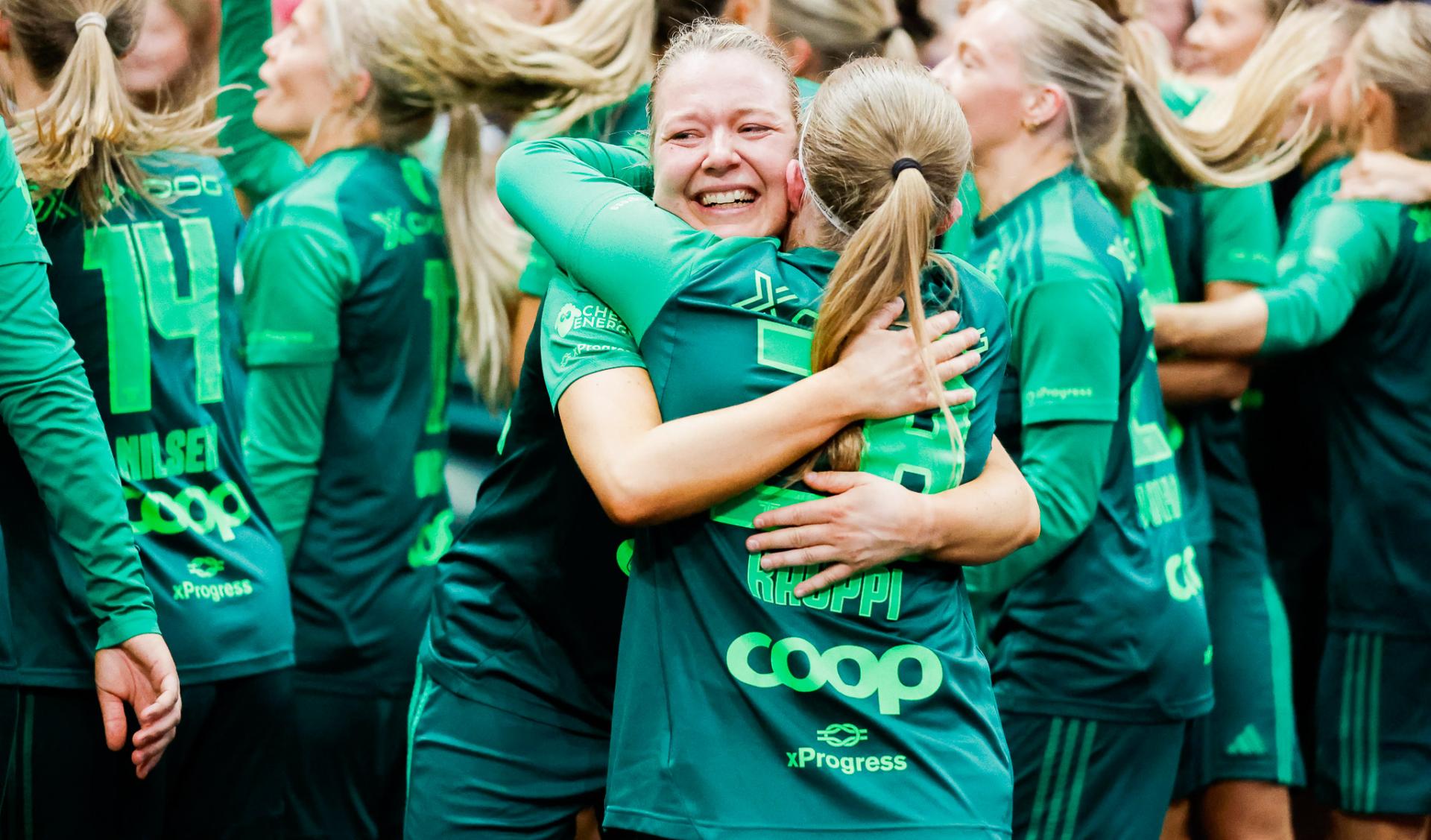 Bilder fra SM-finalen for kvinner mellom Team Thorengruppen og Kalmarsund i Avicii Arena 25. april 2026.