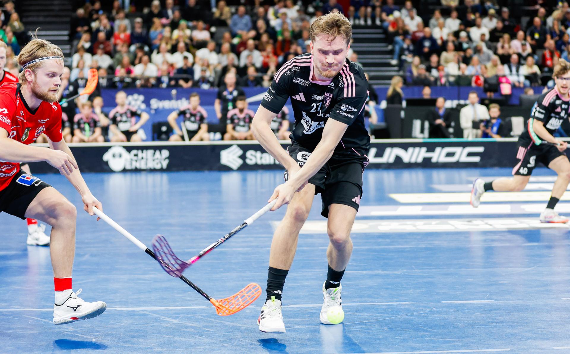 Bilder fra SM-finalen for menn mellom Storvreta og Falun i Avicii Arena 25. april  2026