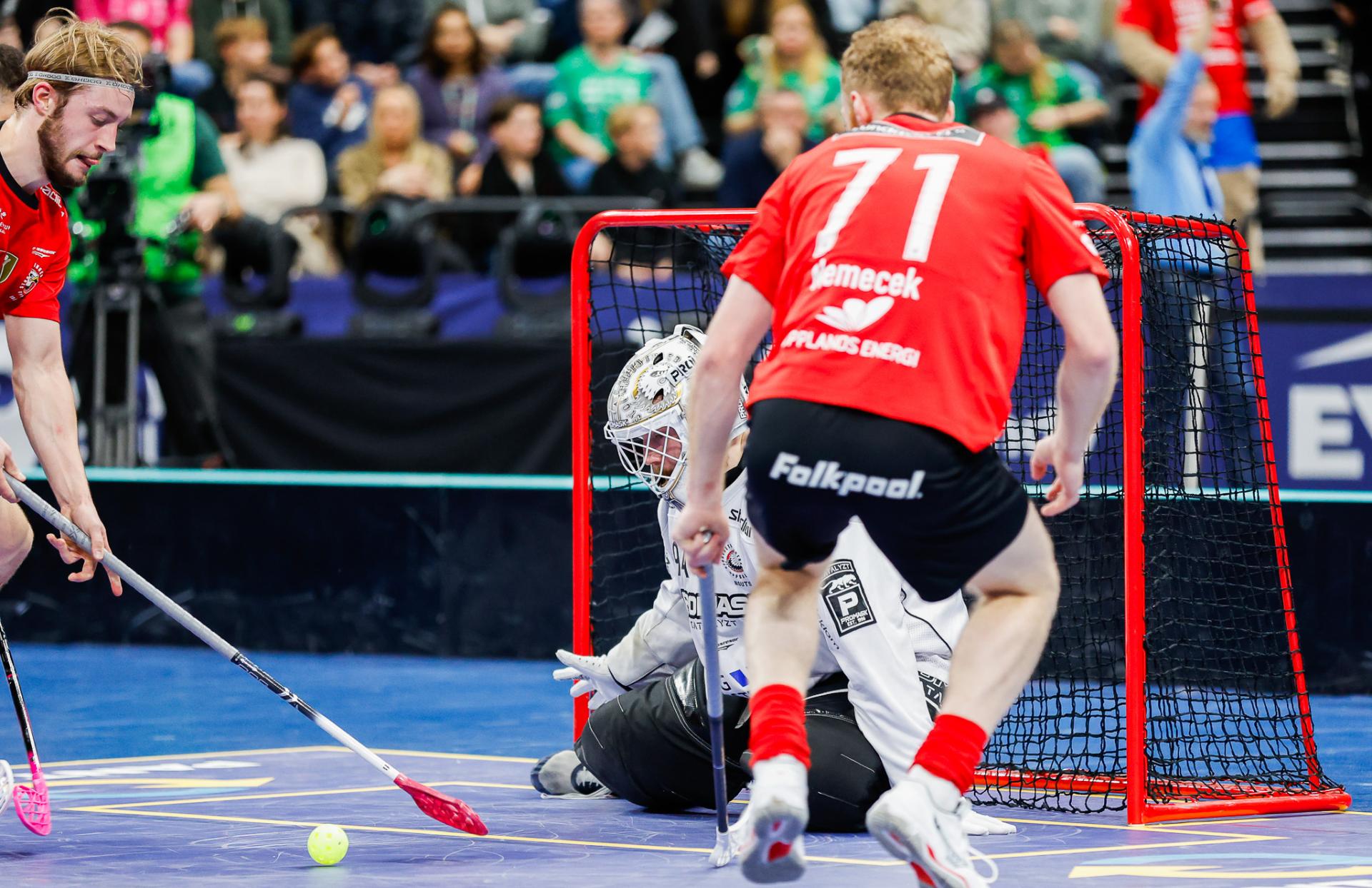 Bilder fra SM-finalen for menn mellom Storvreta og Falun i Avicii Arena 25. april  2026