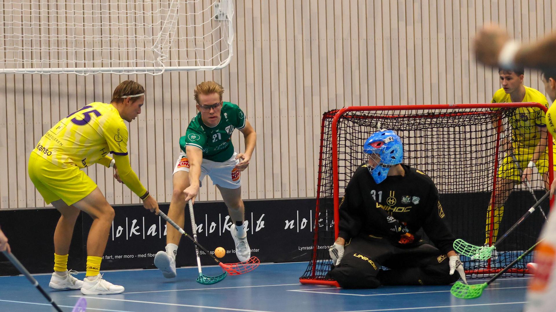 Bilder fra Slattumhallen og kampen mellom Gjelleråsen og Tunet i eliteserien for menn 2. oktober 2026.
