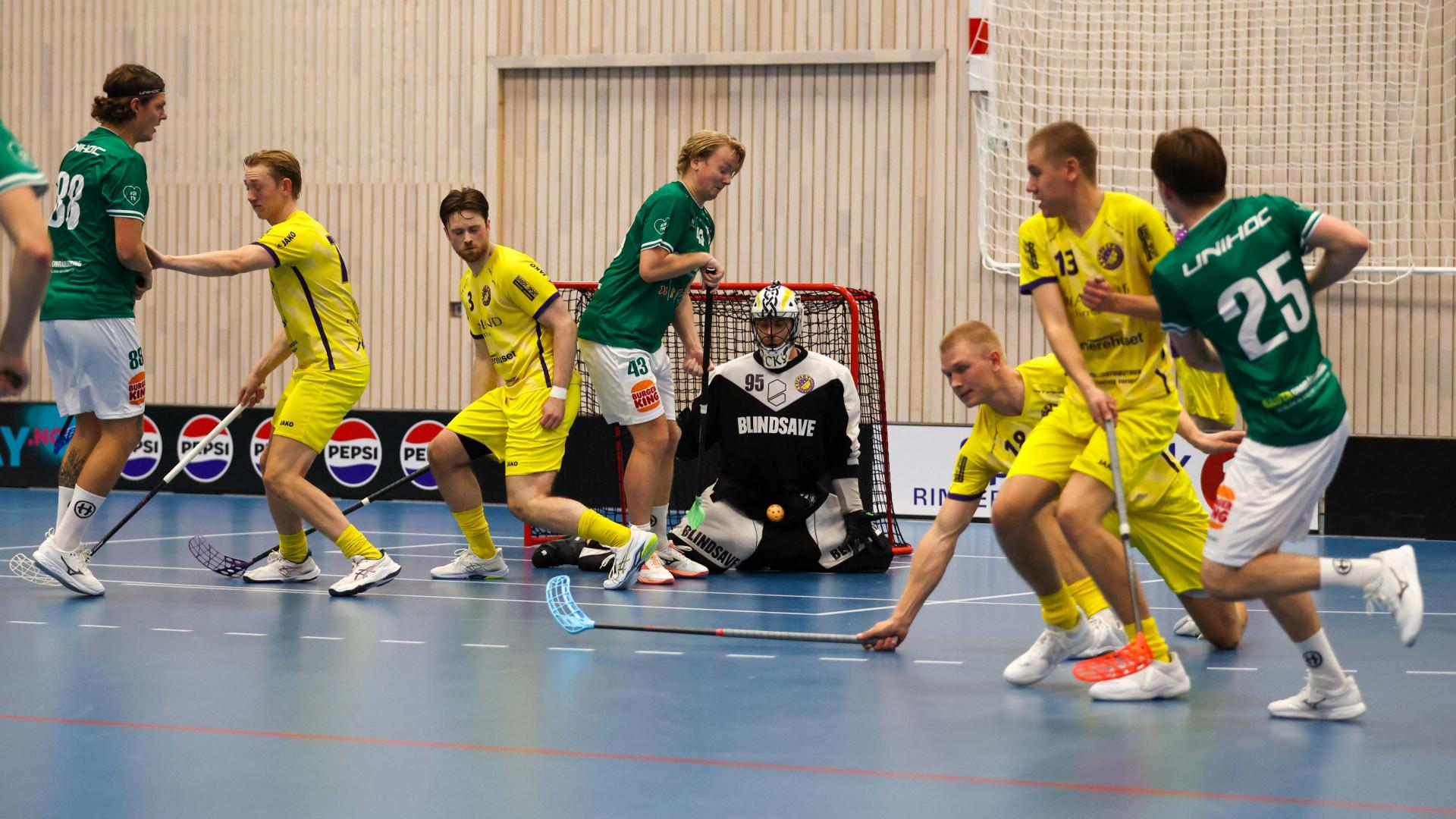 Bilder fra Slattumhallen og kampen mellom Gjelleråsen og Tunet i eliteserien for menn 2. oktober 2026.