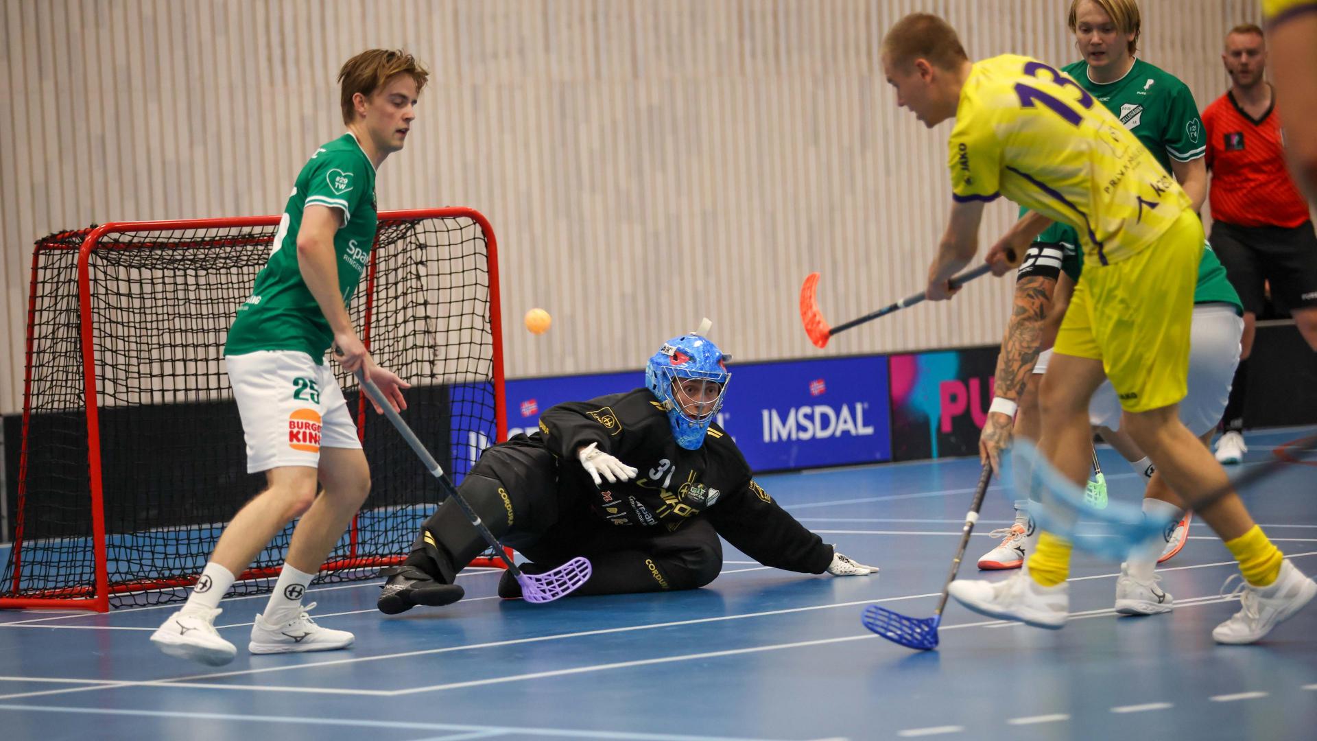Bilder fra Slattumhallen og kampen mellom Gjelleråsen og Tunet i eliteserien for menn 2. oktober 2026.