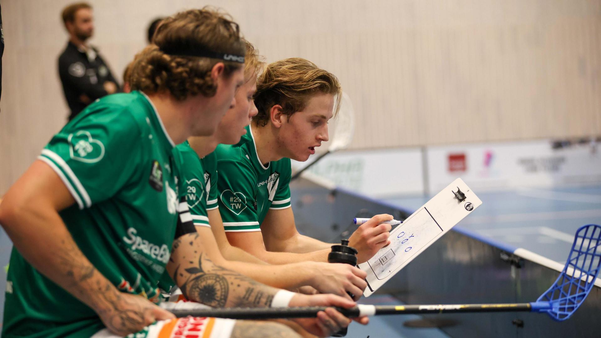 Bilder fra Slattumhallen og kampen mellom Gjelleråsen og Tunet i eliteserien for menn 2. oktober 2026.