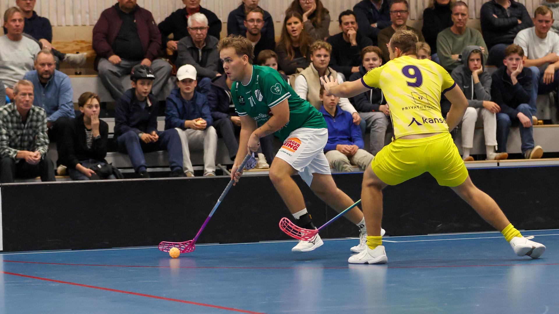 Bilder fra Slattumhallen og kampen mellom Gjelleråsen og Tunet i eliteserien for menn 2. oktober 2026.