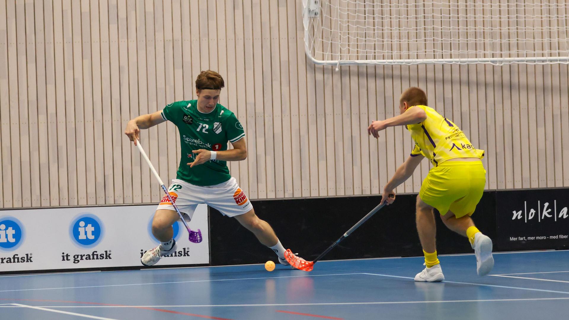 Bilder fra Slattumhallen og kampen mellom Gjelleråsen og Tunet i eliteserien for menn 2. oktober 2026.