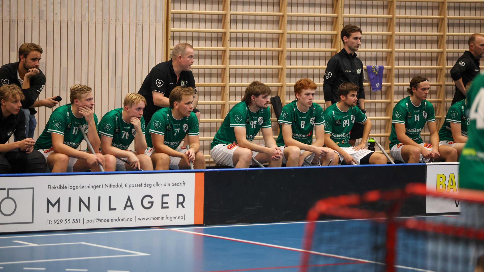 Bilder fra Slattumhallen og kampen mellom Gjelleråsen og Tunet i eliteserien for menn 2. oktober 2026.
