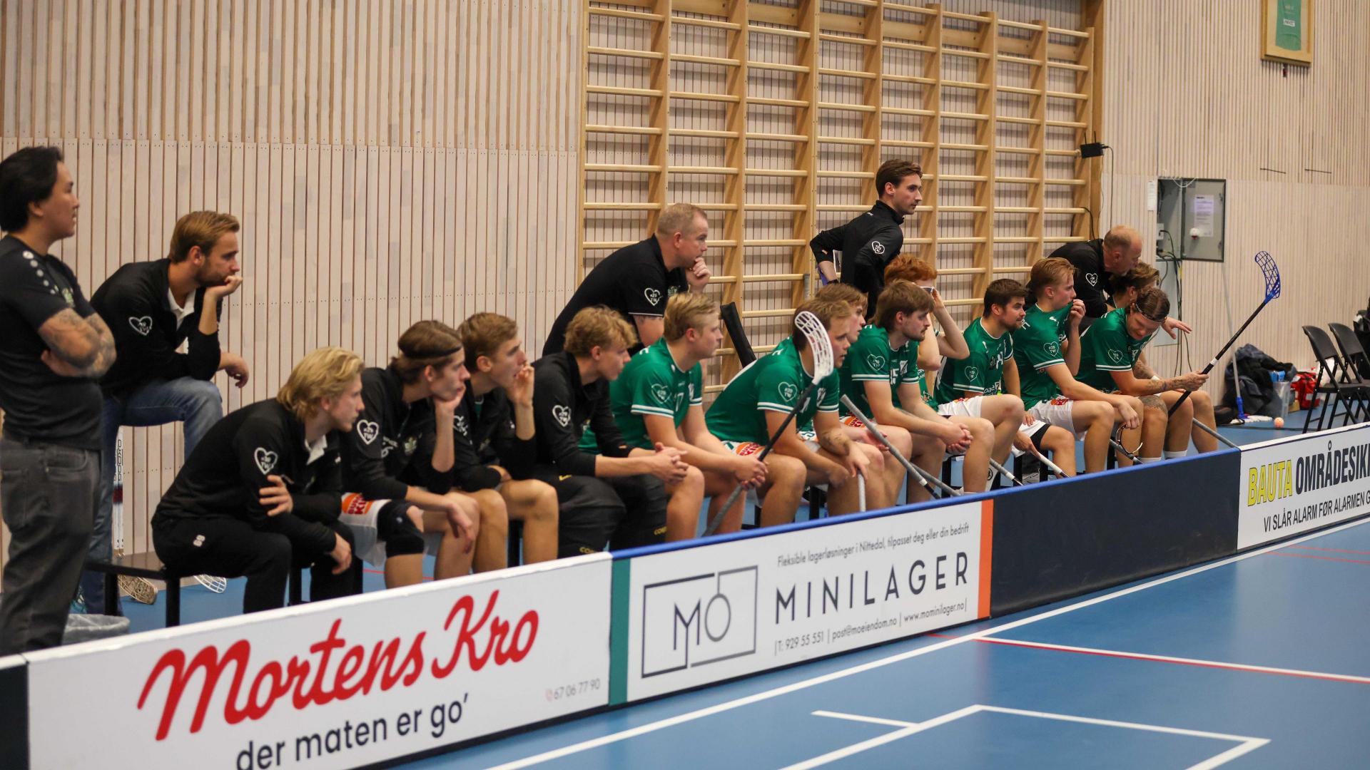 Bilder fra Slattumhallen og kampen mellom Gjelleråsen og Tunet i eliteserien for menn 2. oktober 2026.