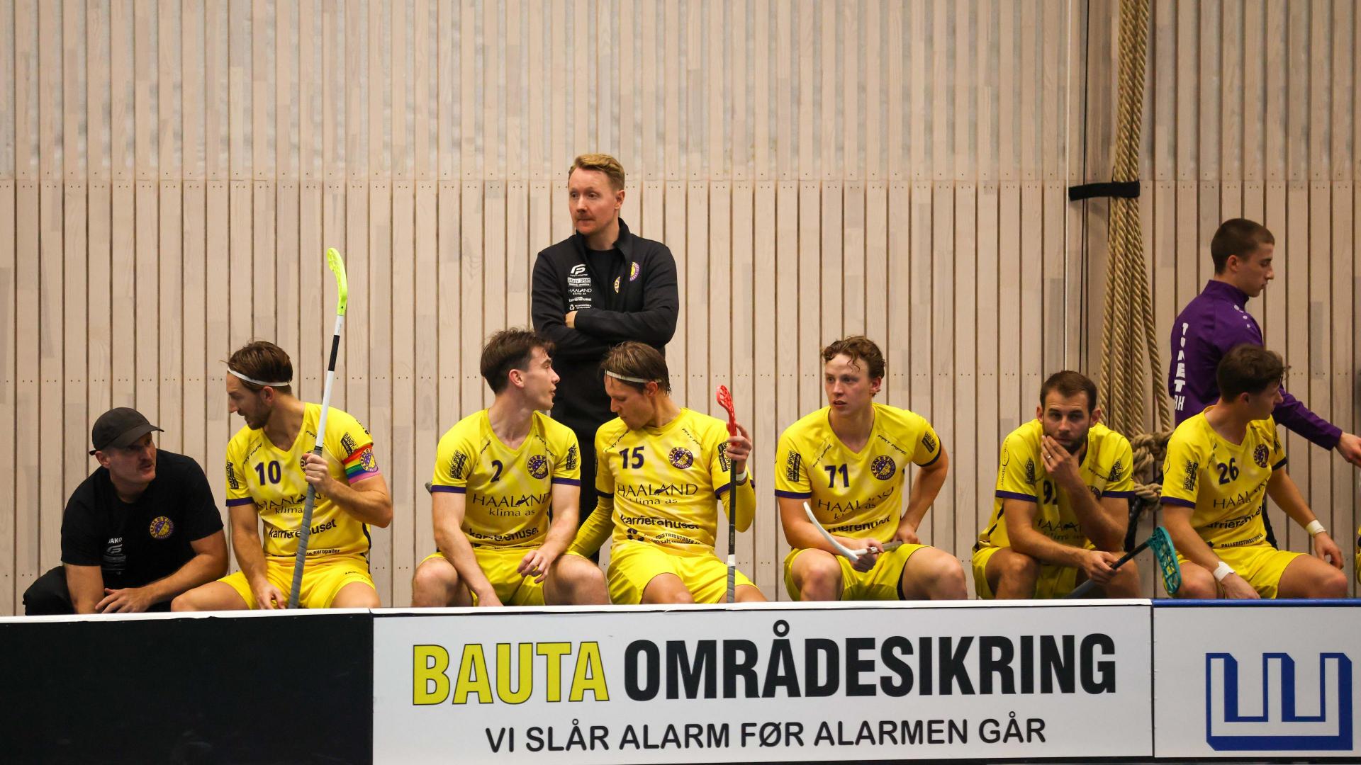 Bilder fra Slattumhallen og kampen mellom Gjelleråsen og Tunet i eliteserien for menn 2. oktober 2026.