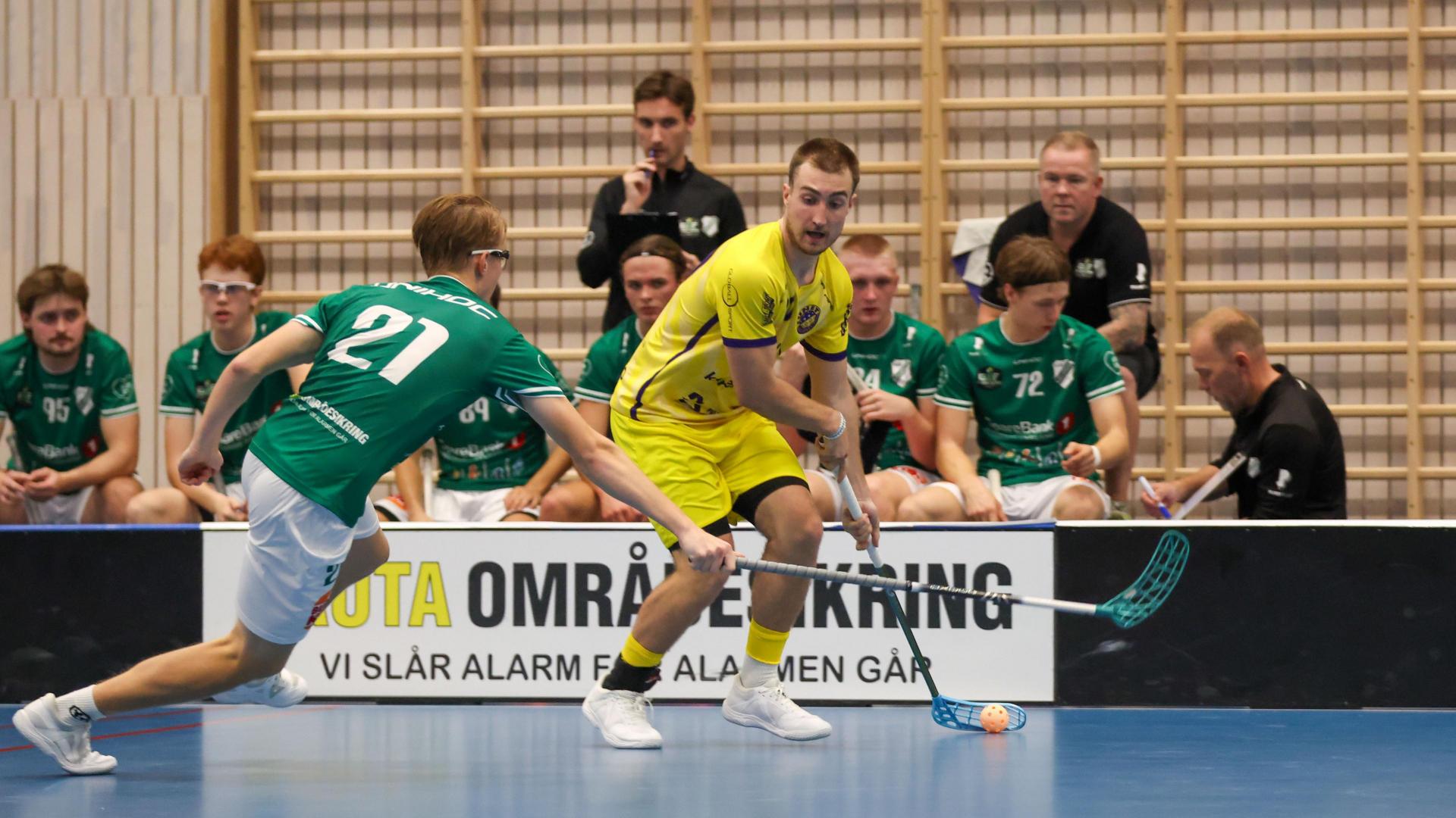Bilder fra Slattumhallen og kampen mellom Gjelleråsen og Tunet i eliteserien for menn 2. oktober 2026.