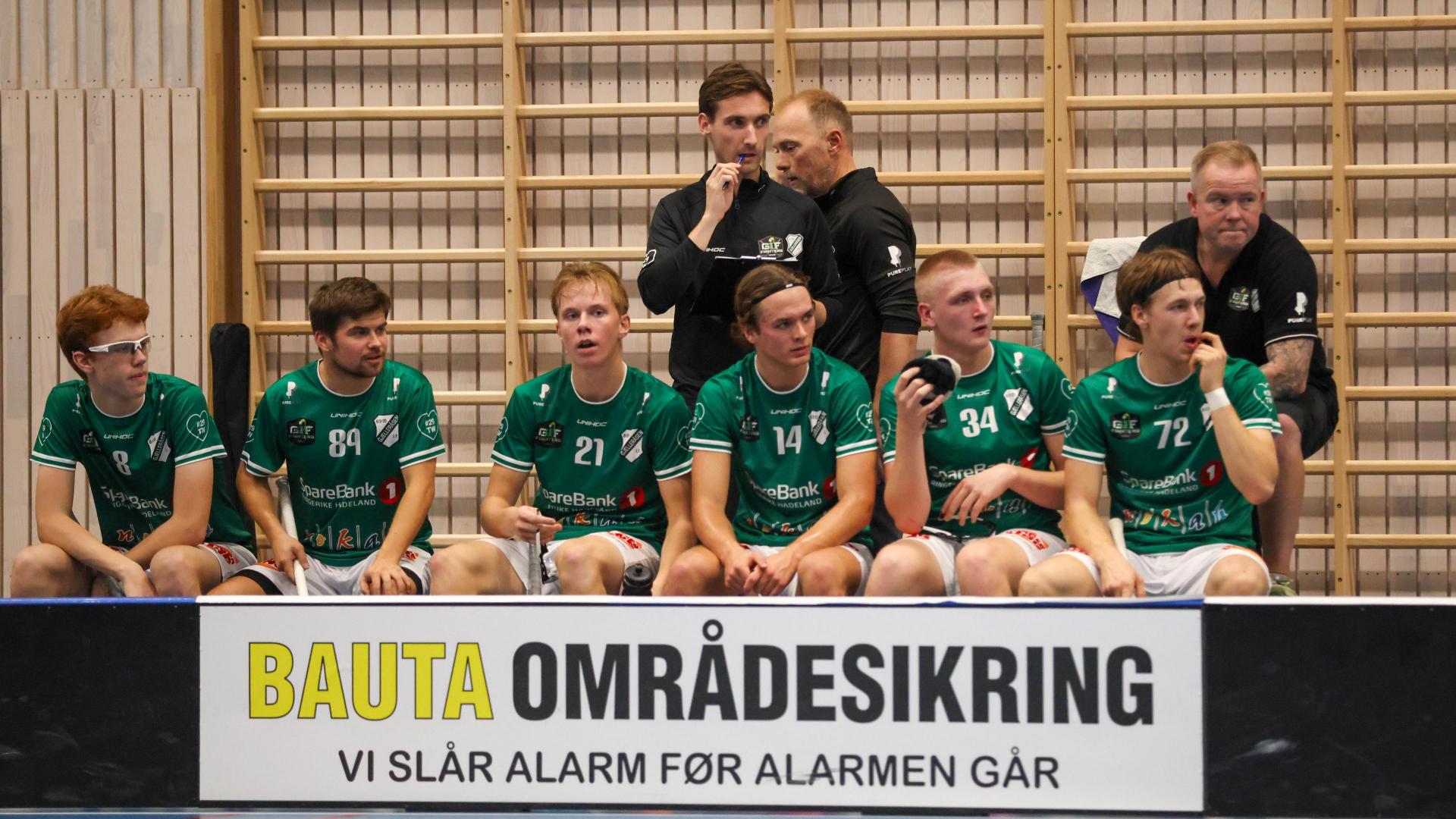 Bilder fra Slattumhallen og kampen mellom Gjelleråsen og Tunet i eliteserien for menn 2. oktober 2026.