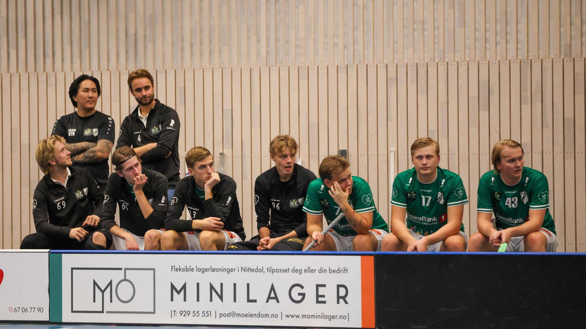 Bilder fra Slattumhallen og kampen mellom Gjelleråsen og Tunet i eliteserien for menn 2. oktober 2026.