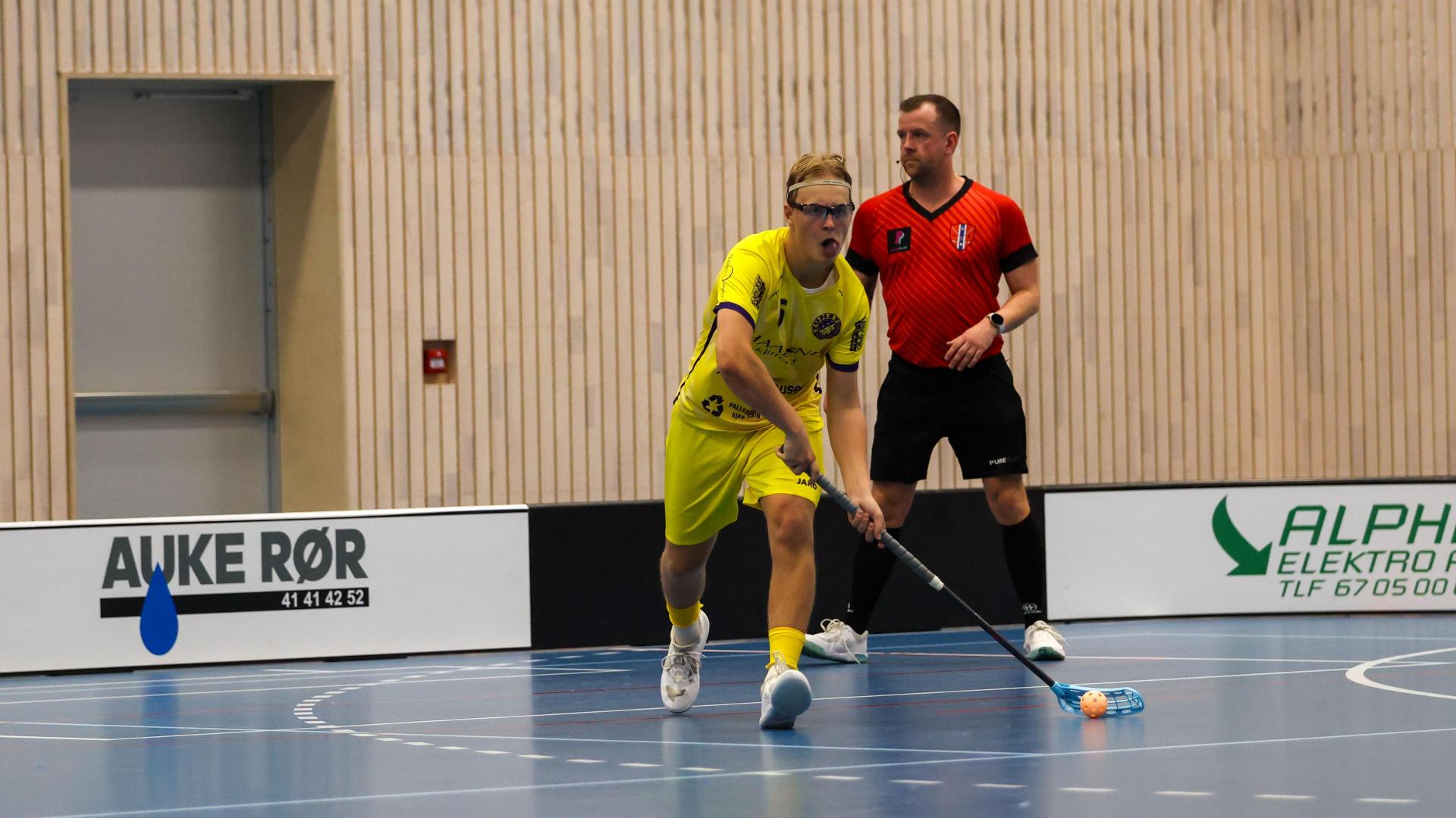 Bilder fra Slattumhallen og kampen mellom Gjelleråsen og Tunet i eliteserien for menn 2. oktober 2026.