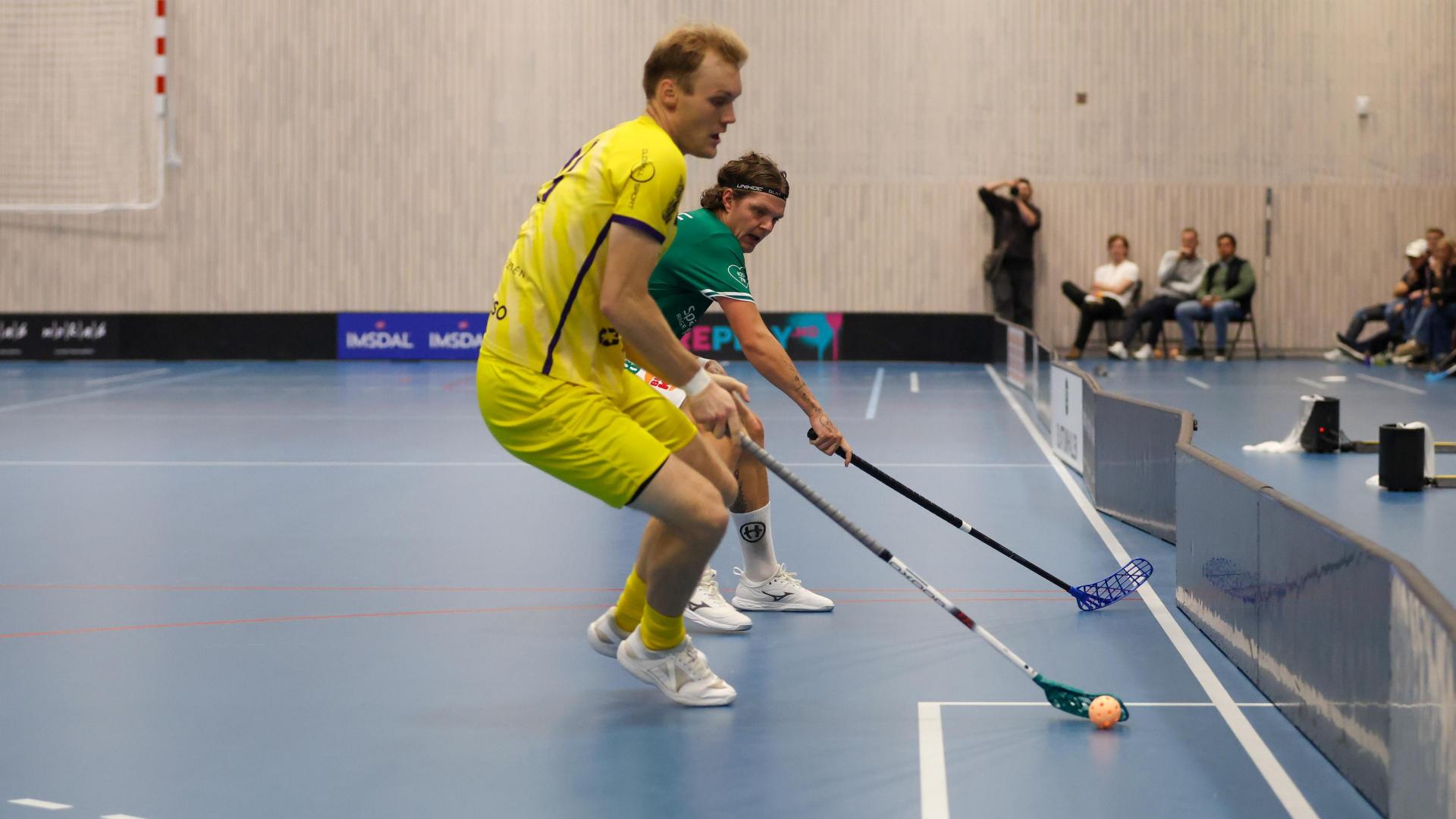 Bilder fra Slattumhallen og kampen mellom Gjelleråsen og Tunet i eliteserien for menn 2. oktober 2026.