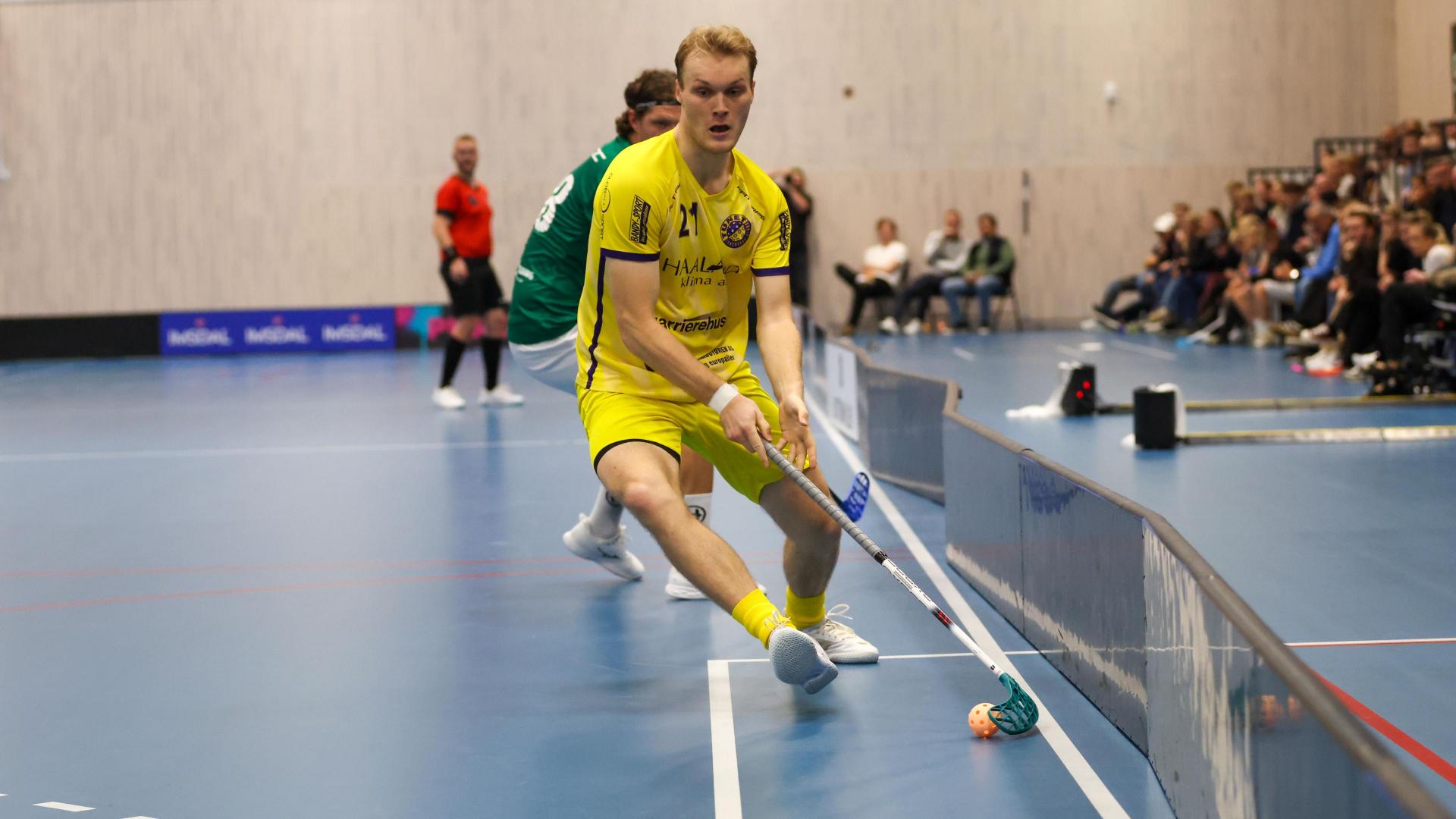 Bilder fra Slattumhallen og kampen mellom Gjelleråsen og Tunet i eliteserien for menn 2. oktober 2026.