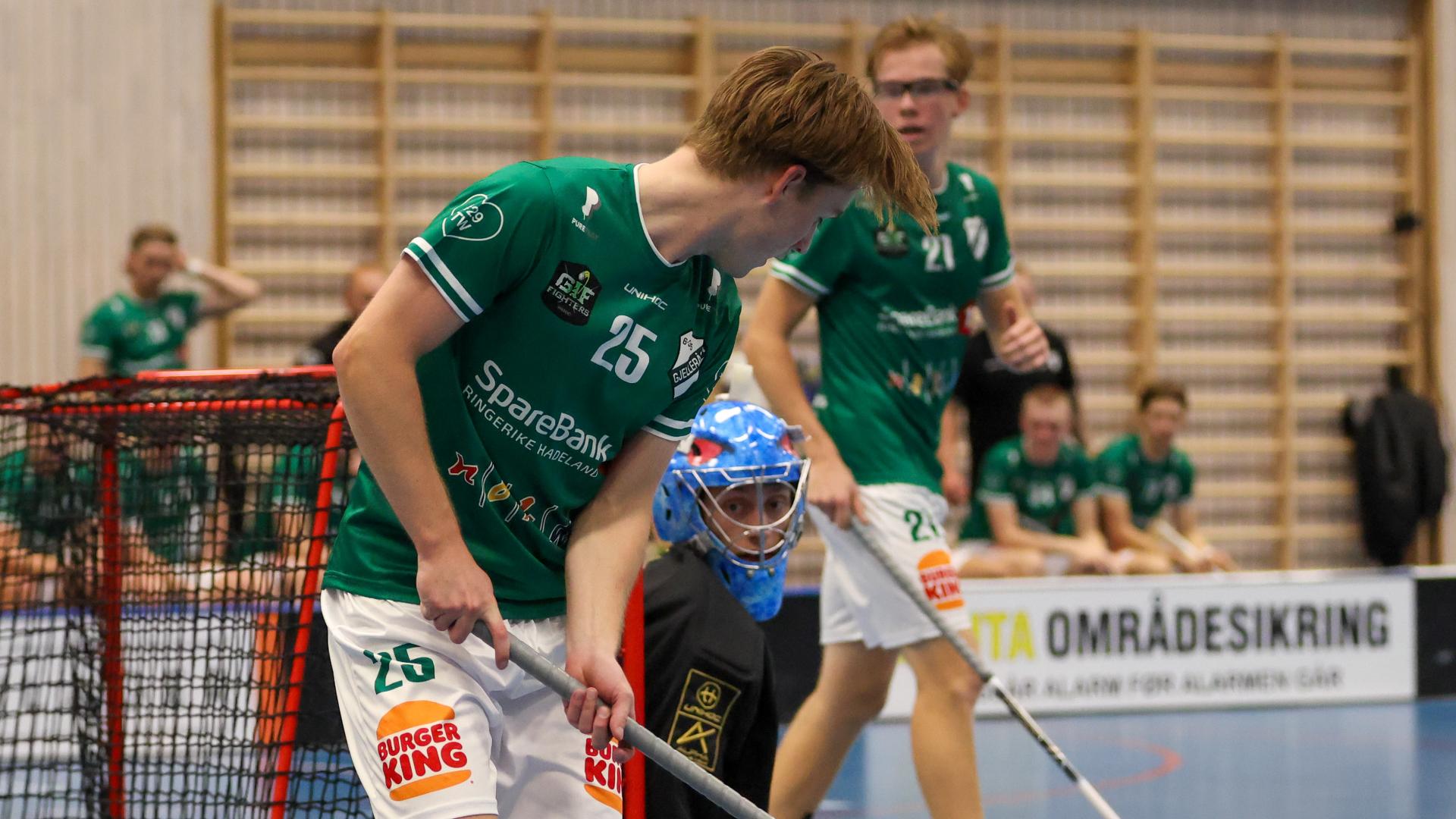 Bilder fra Slattumhallen og kampen mellom Gjelleråsen og Tunet i eliteserien for menn 2. oktober 2026.