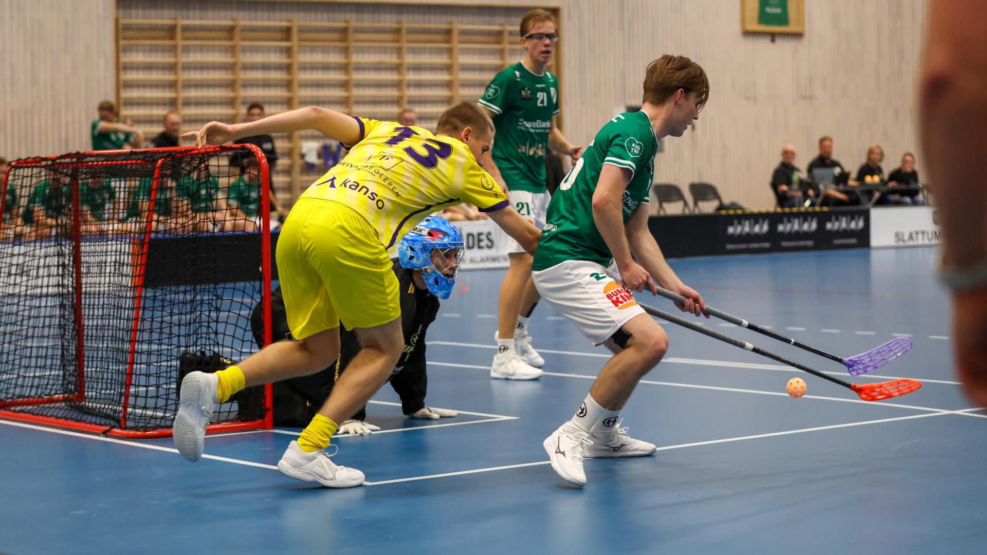 Bilder fra Slattumhallen og kampen mellom Gjelleråsen og Tunet i eliteserien for menn 2. oktober 2026.