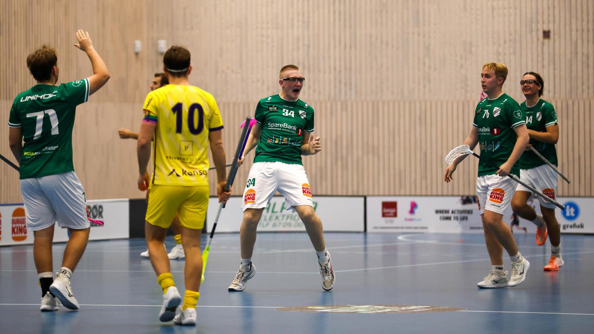 Bilder fra Slattumhallen og kampen mellom Gjelleråsen og Tunet i eliteserien for menn 2. oktober 2026.