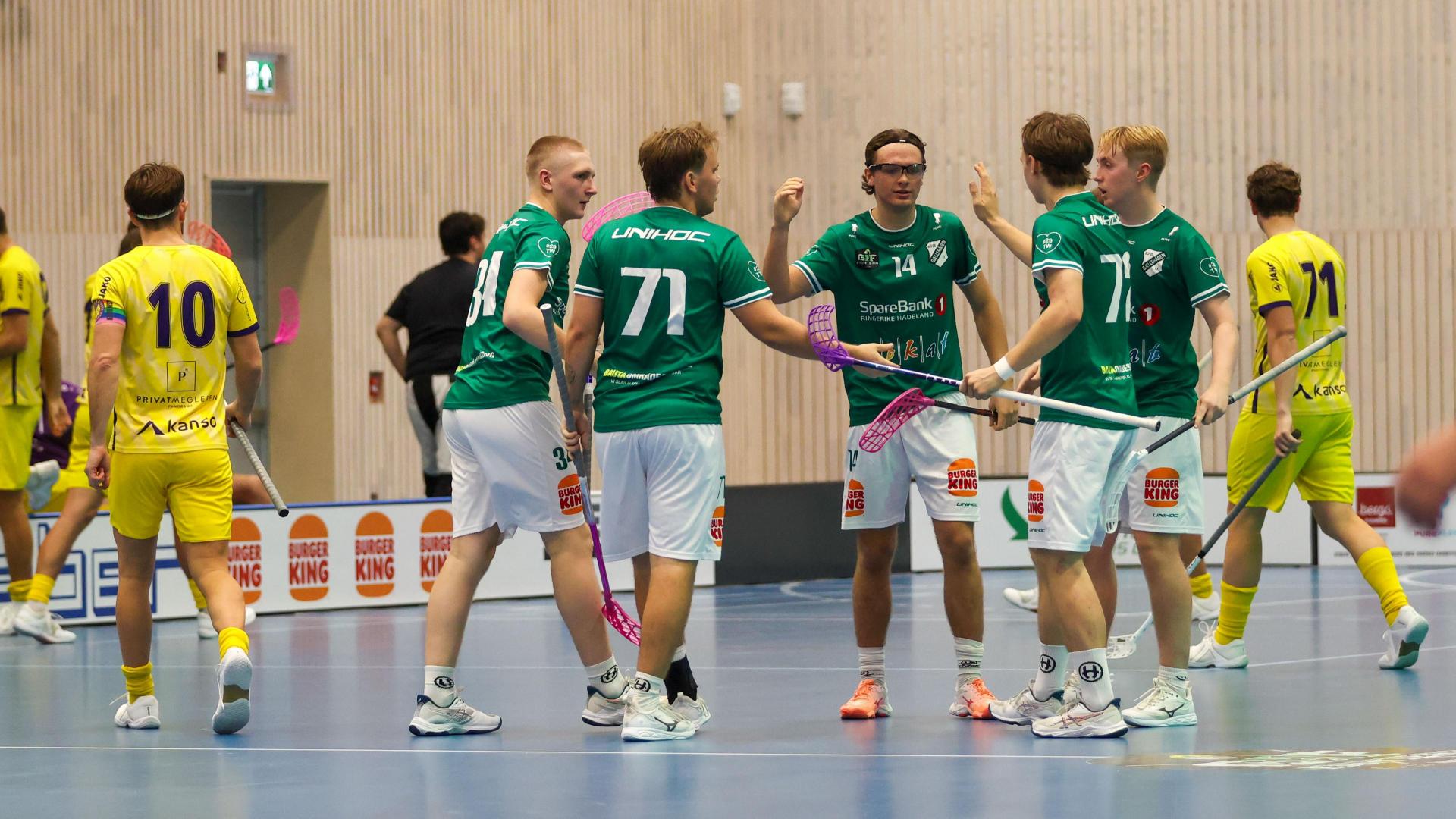 Bilder fra Slattumhallen og kampen mellom Gjelleråsen og Tunet i eliteserien for menn 2. oktober 2026.