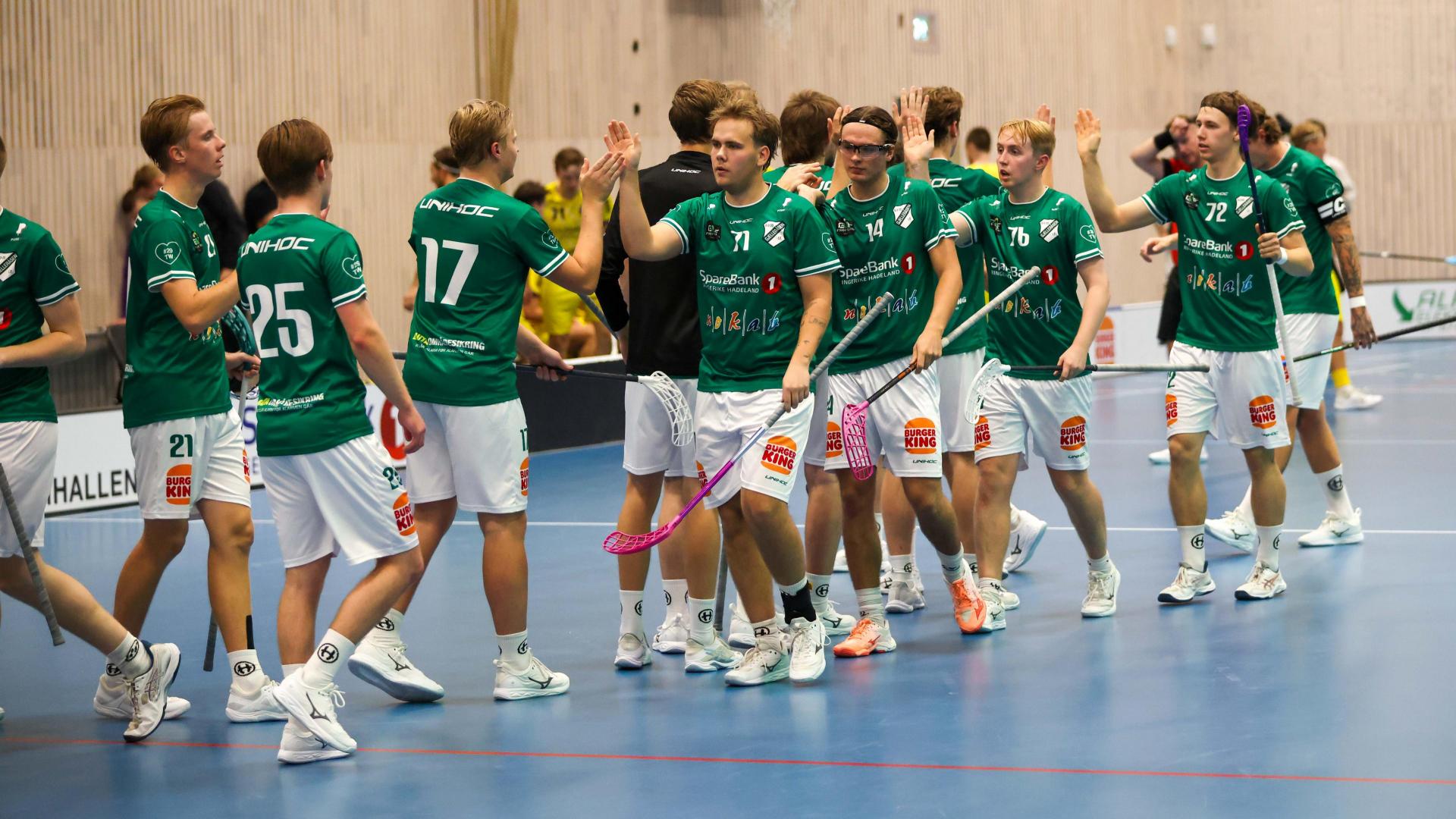 Bilder fra Slattumhallen og kampen mellom Gjelleråsen og Tunet i eliteserien for menn 2. oktober 2026.
