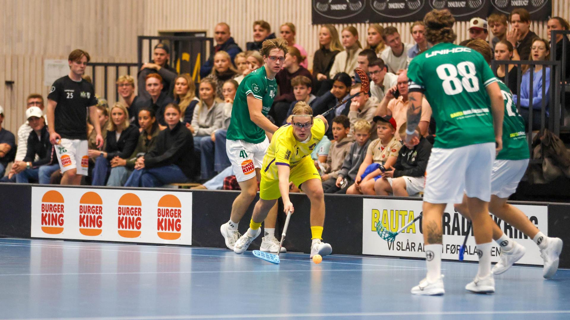 Bilder fra Slattumhallen og kampen mellom Gjelleråsen og Tunet i eliteserien for menn 2. oktober 2026.