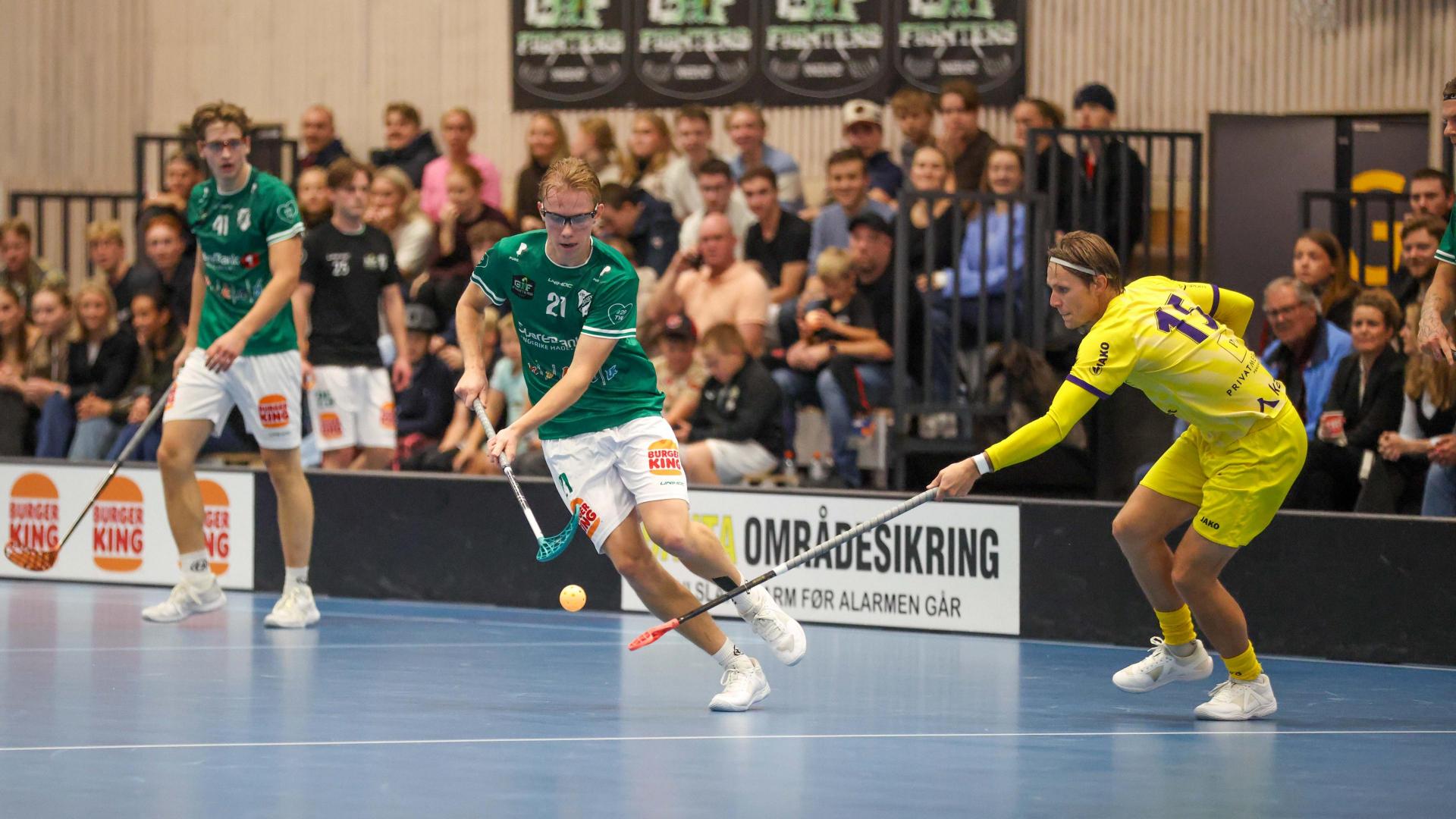Bilder fra Slattumhallen og kampen mellom Gjelleråsen og Tunet i eliteserien for menn 2. oktober 2026.