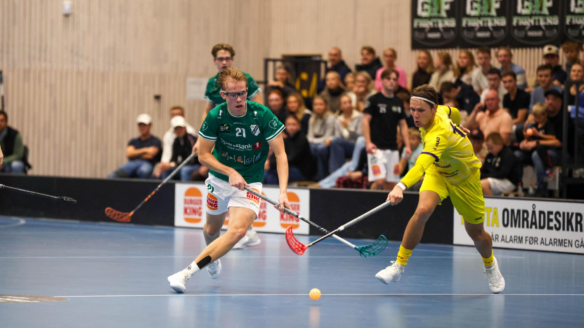 Bilder fra Slattumhallen og kampen mellom Gjelleråsen og Tunet i eliteserien for menn 2. oktober 2026.