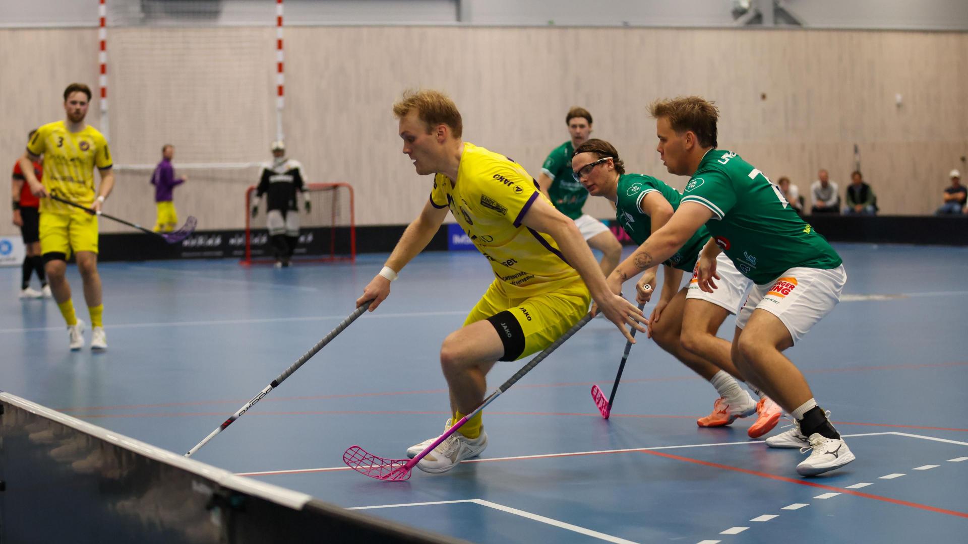 Bilder fra Slattumhallen og kampen mellom Gjelleråsen og Tunet i eliteserien for menn 2. oktober 2026.