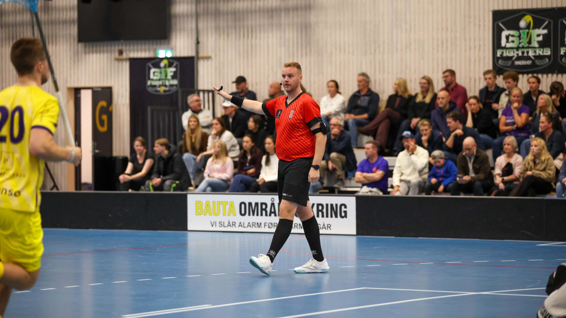 Bilder fra Slattumhallen og kampen mellom Gjelleråsen og Tunet i eliteserien for menn 2. oktober 2026.