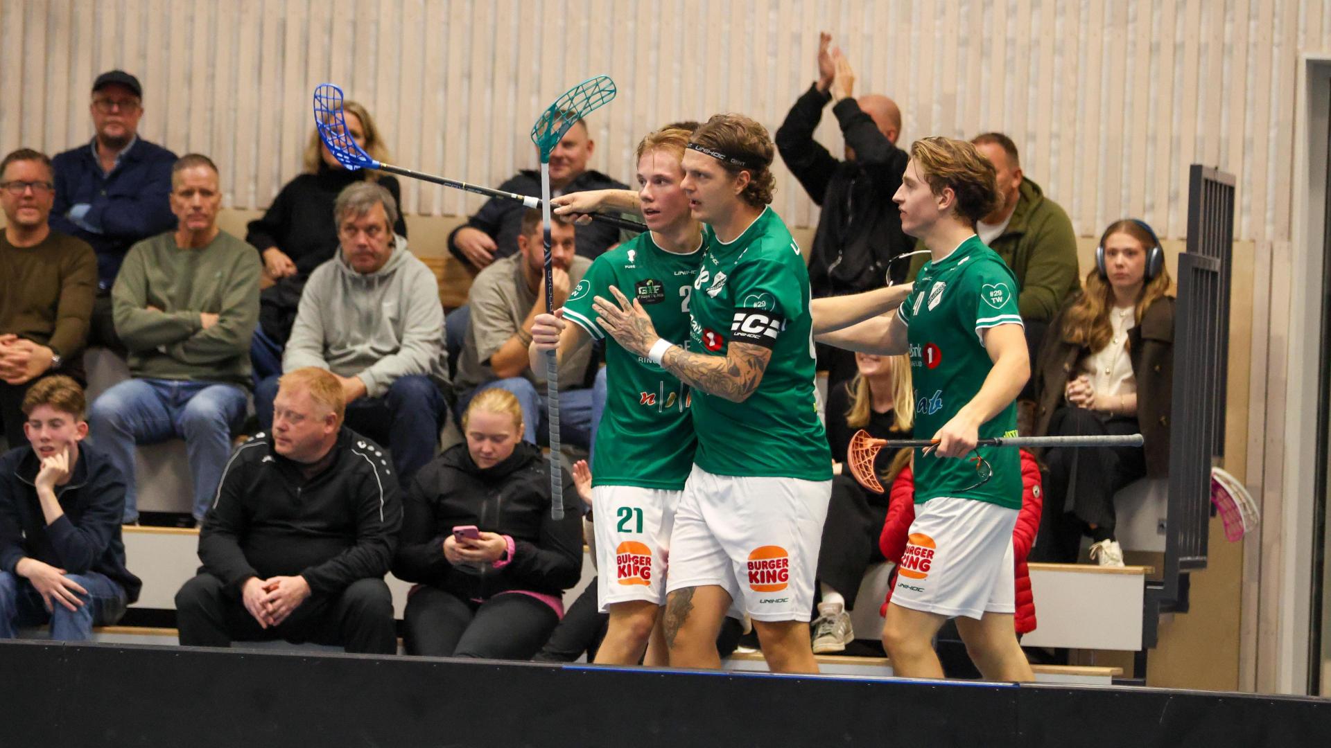 Bilder fra Slattumhallen og kampen mellom Gjelleråsen og Tunet i eliteserien for menn 2. oktober 2026.