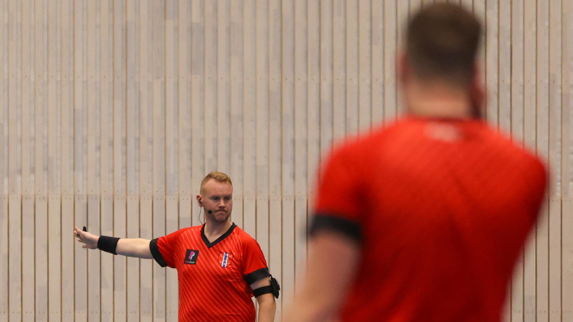 Bilder fra Slattumhallen og kampen mellom Gjelleråsen og Tunet i eliteserien for menn 2. oktober 2026.